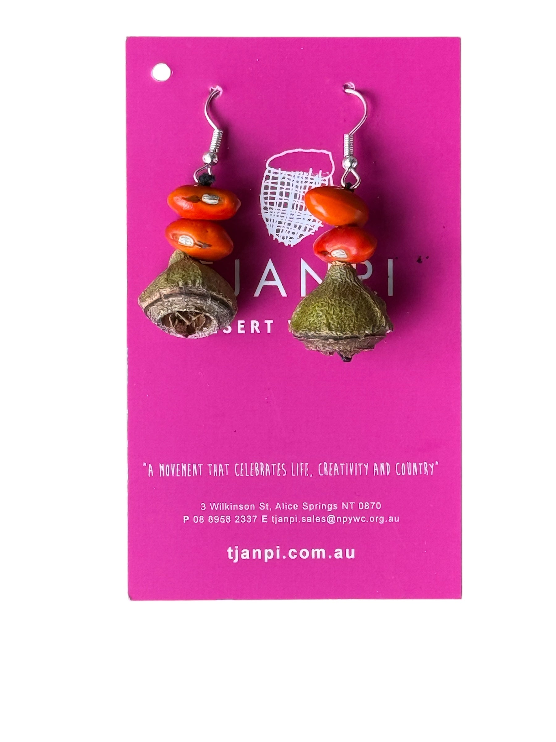Gumnut Seed Earrings