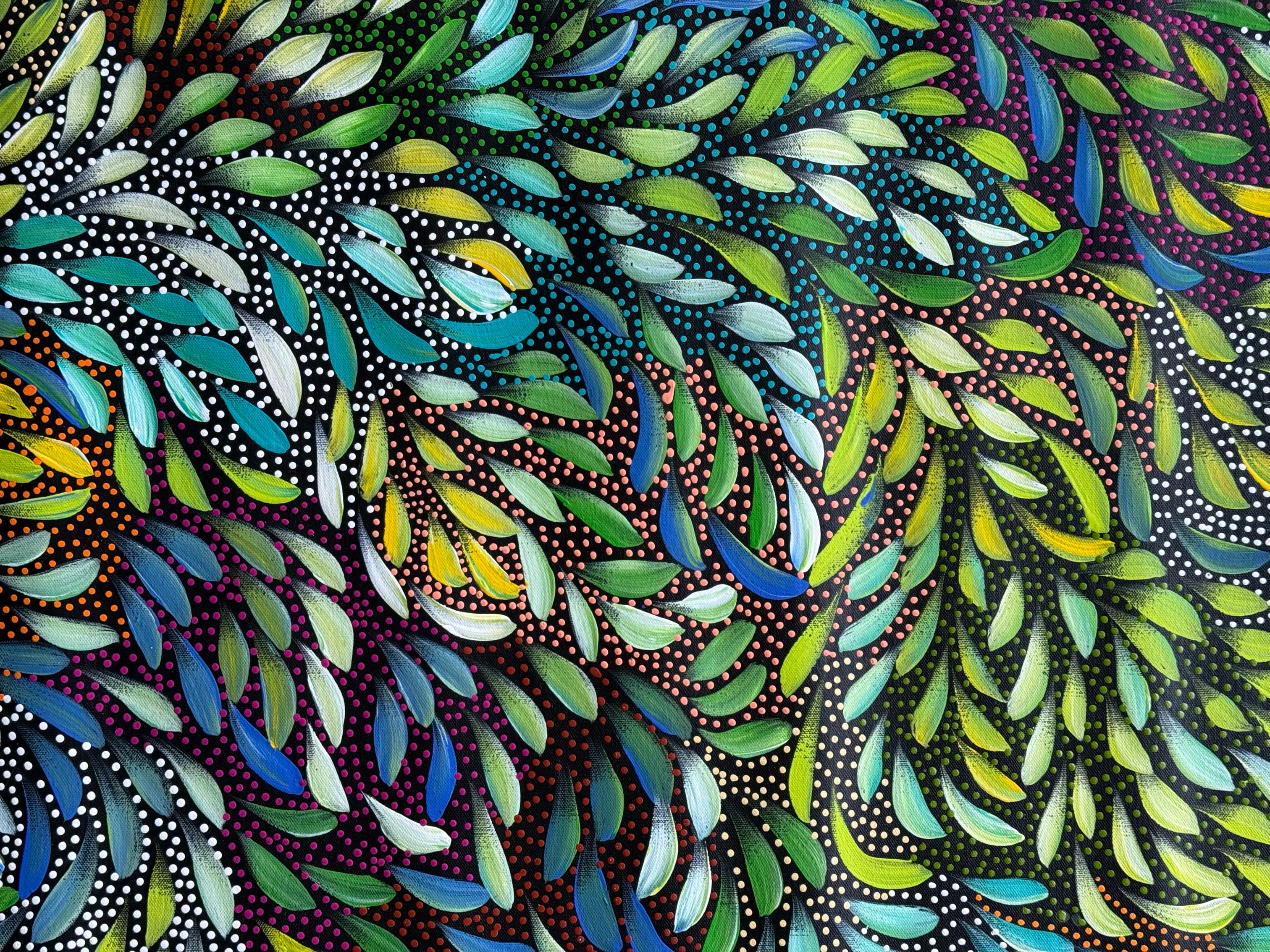 Caroline Numina - Seeded Bush Medicine Leaves .61-1