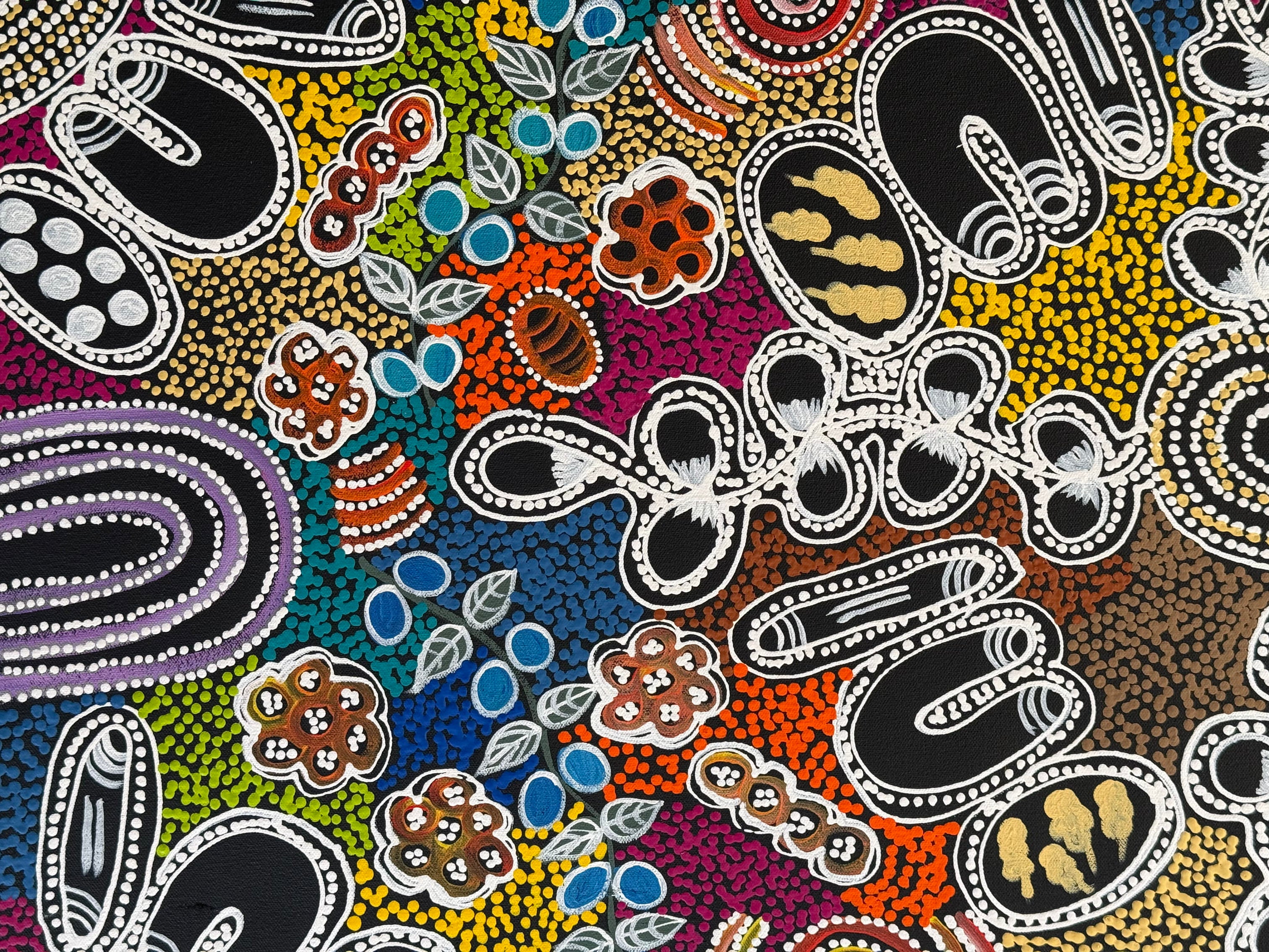 Lanita Numina - My Country Women Collect Bush Plums - 51x96cm .03-5