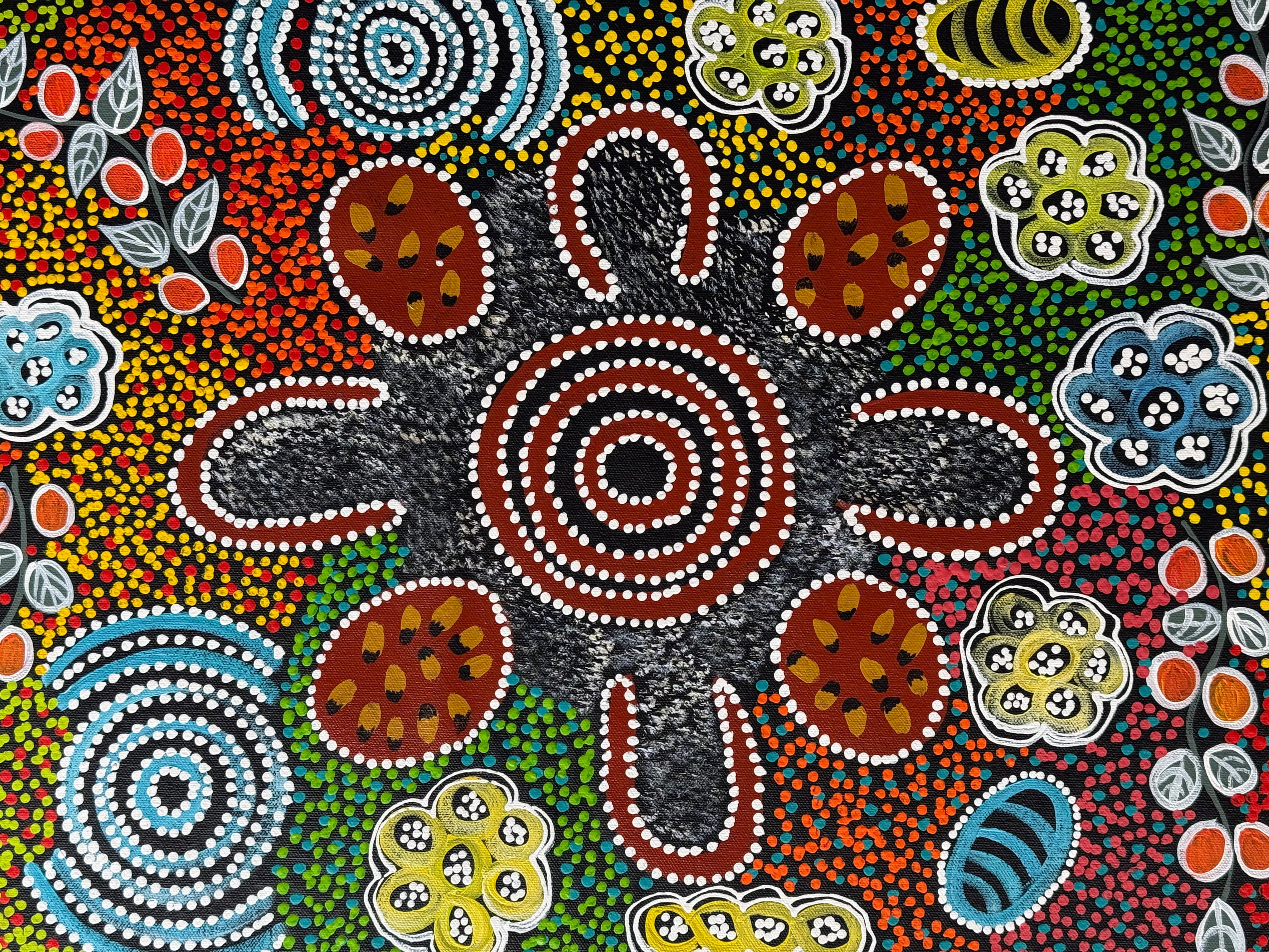 Lanita Numina - Women Collect Bush Tucker - 149x42cm .13-10