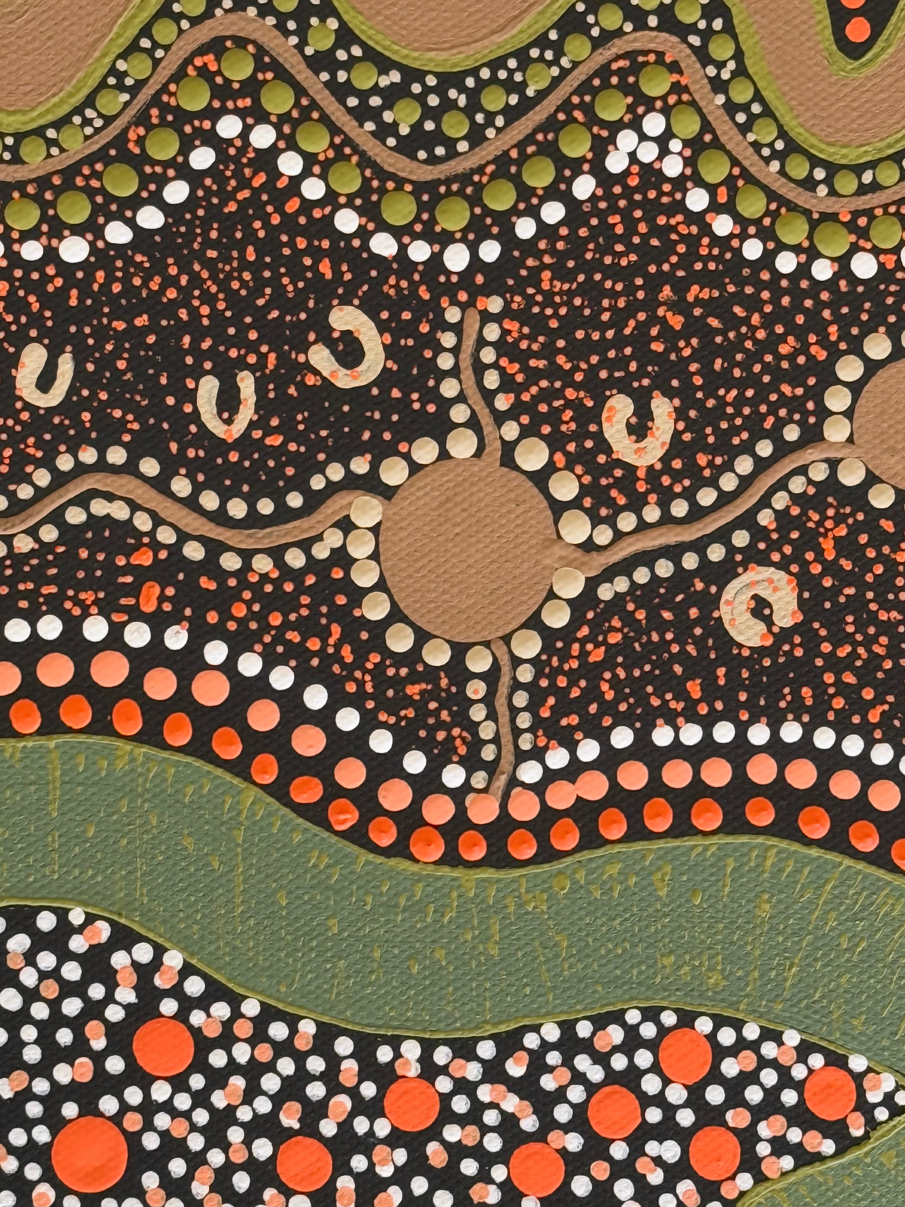 Deidre Burgoyne Rosier - Travelling Through the Lands from the Hills and Flowers .11-6 *pre-stretched*