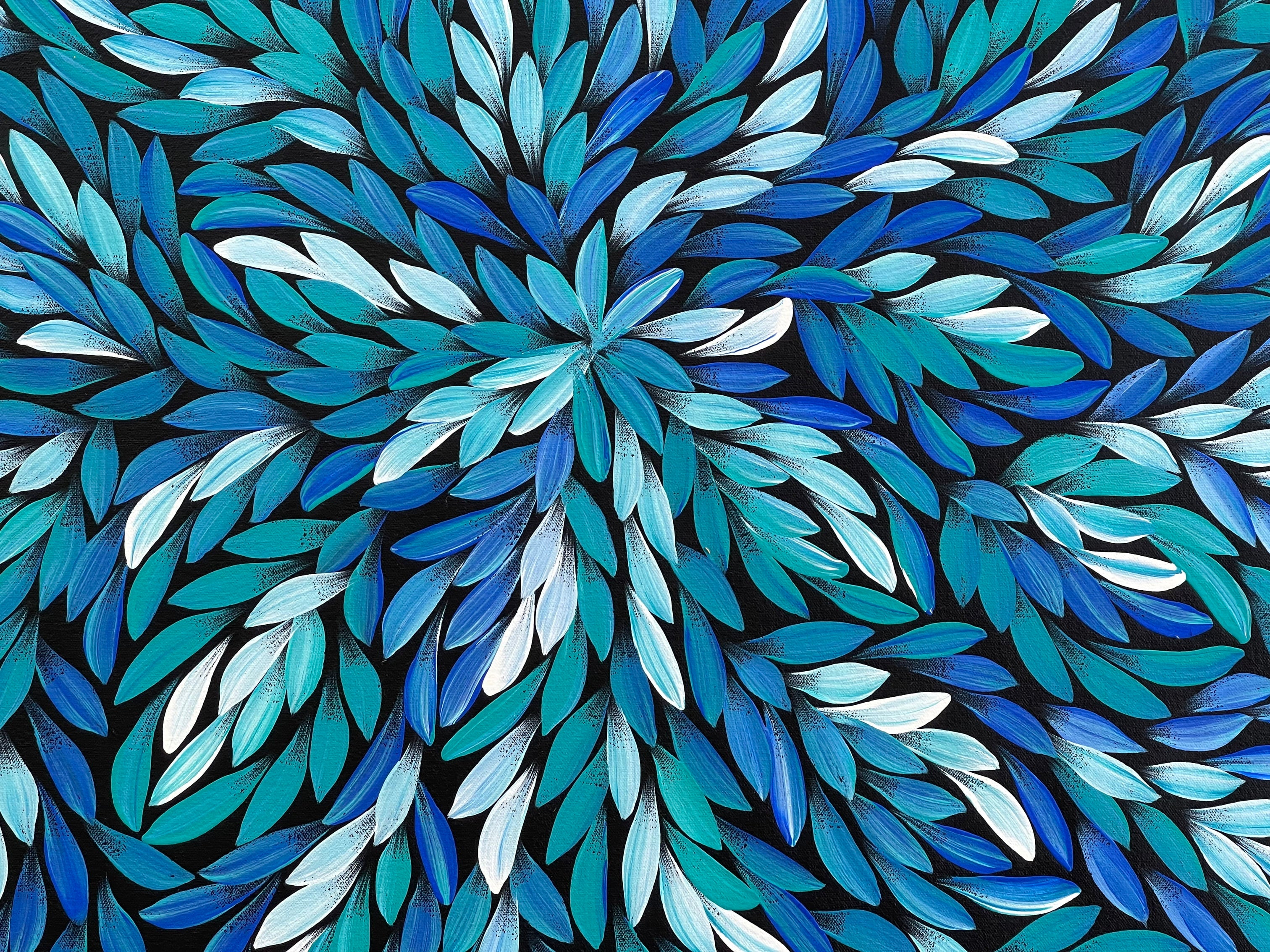 Jacinta Numina - Bush Medicine Leaves - 137x80cm .98-2