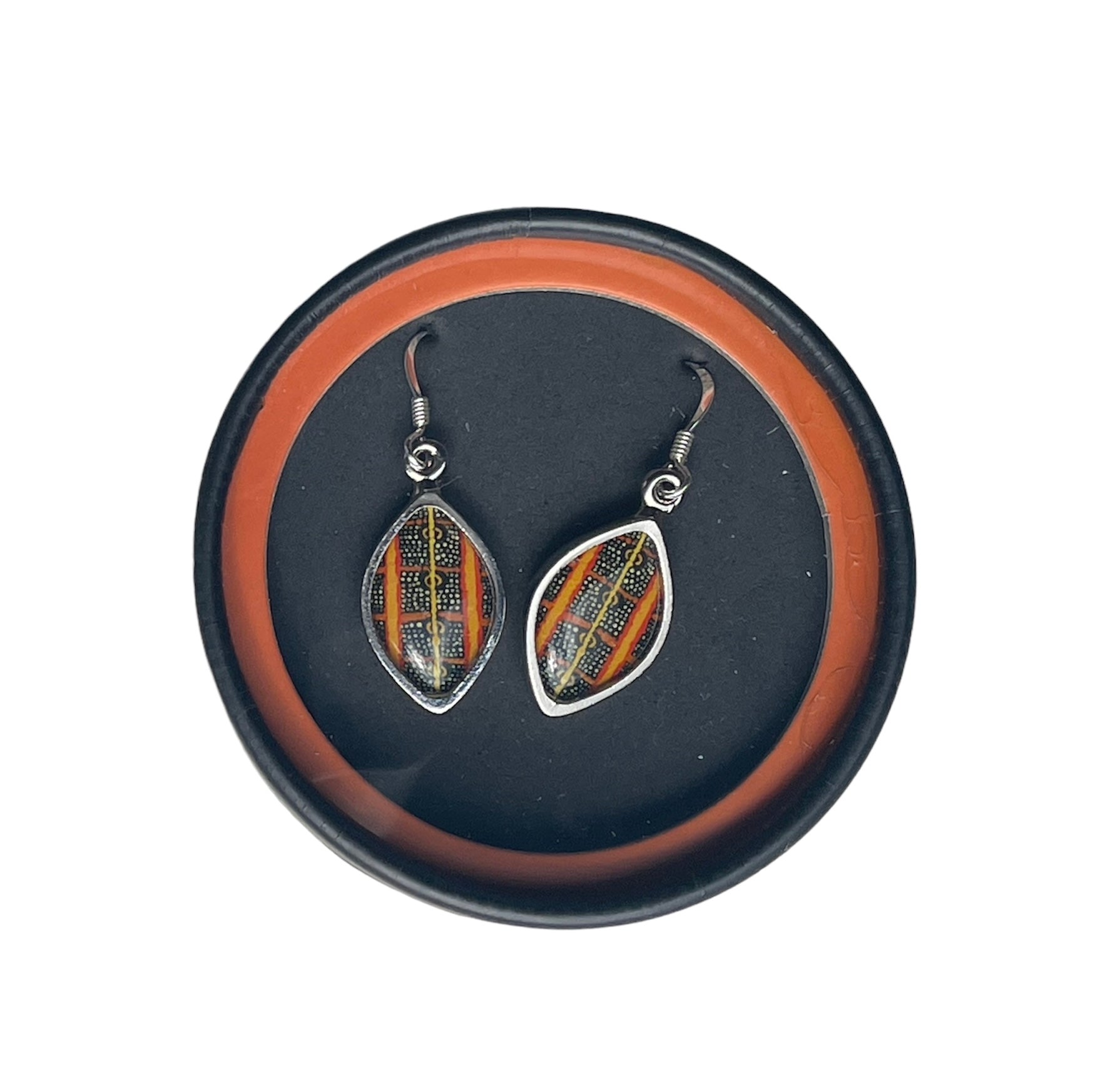 Earrings Drop - Caterpillar - Kathleen Buzzacott
