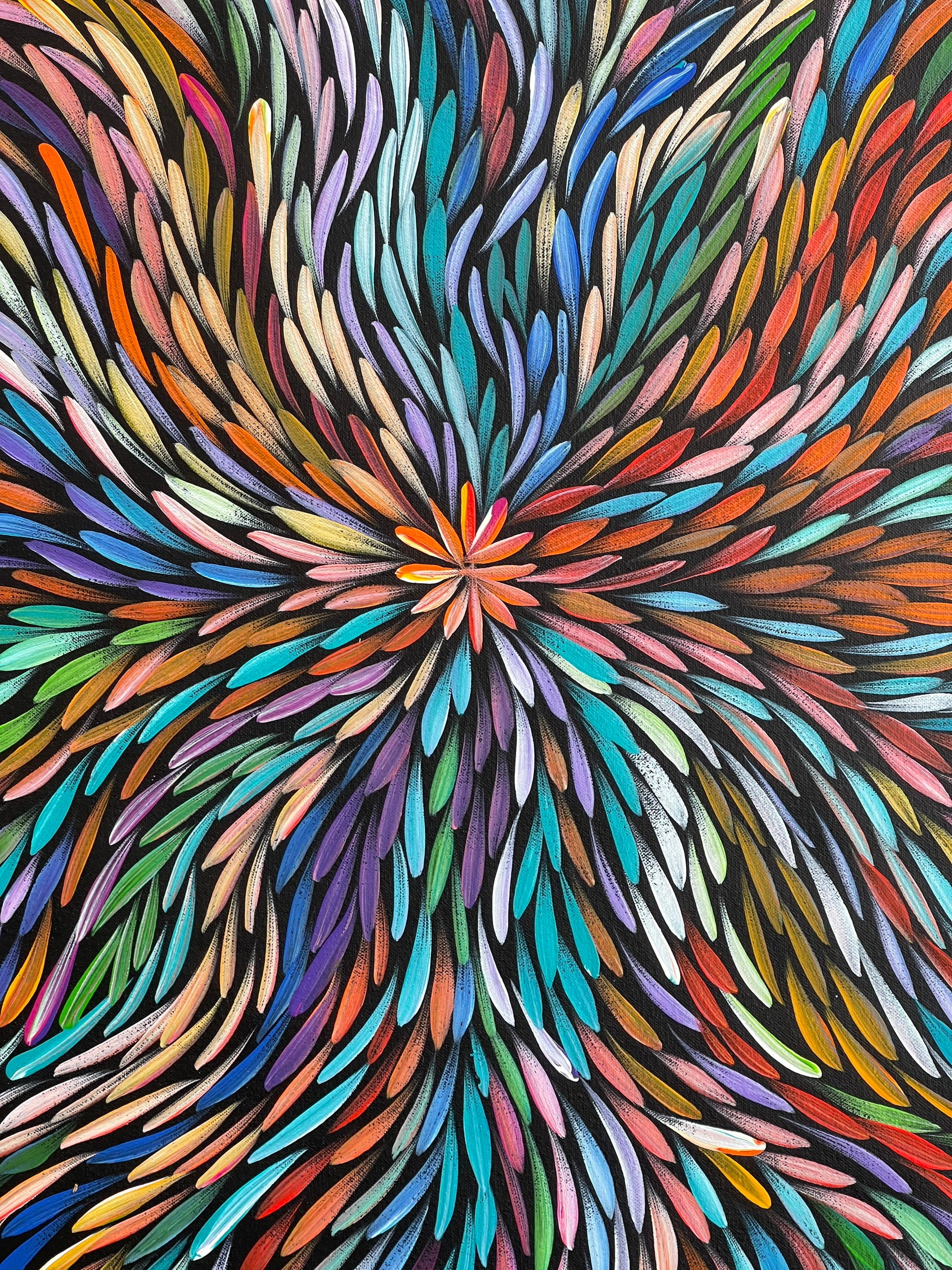 Sharon Numina - Bush Medicine Leaves - 93x78cm .28-19