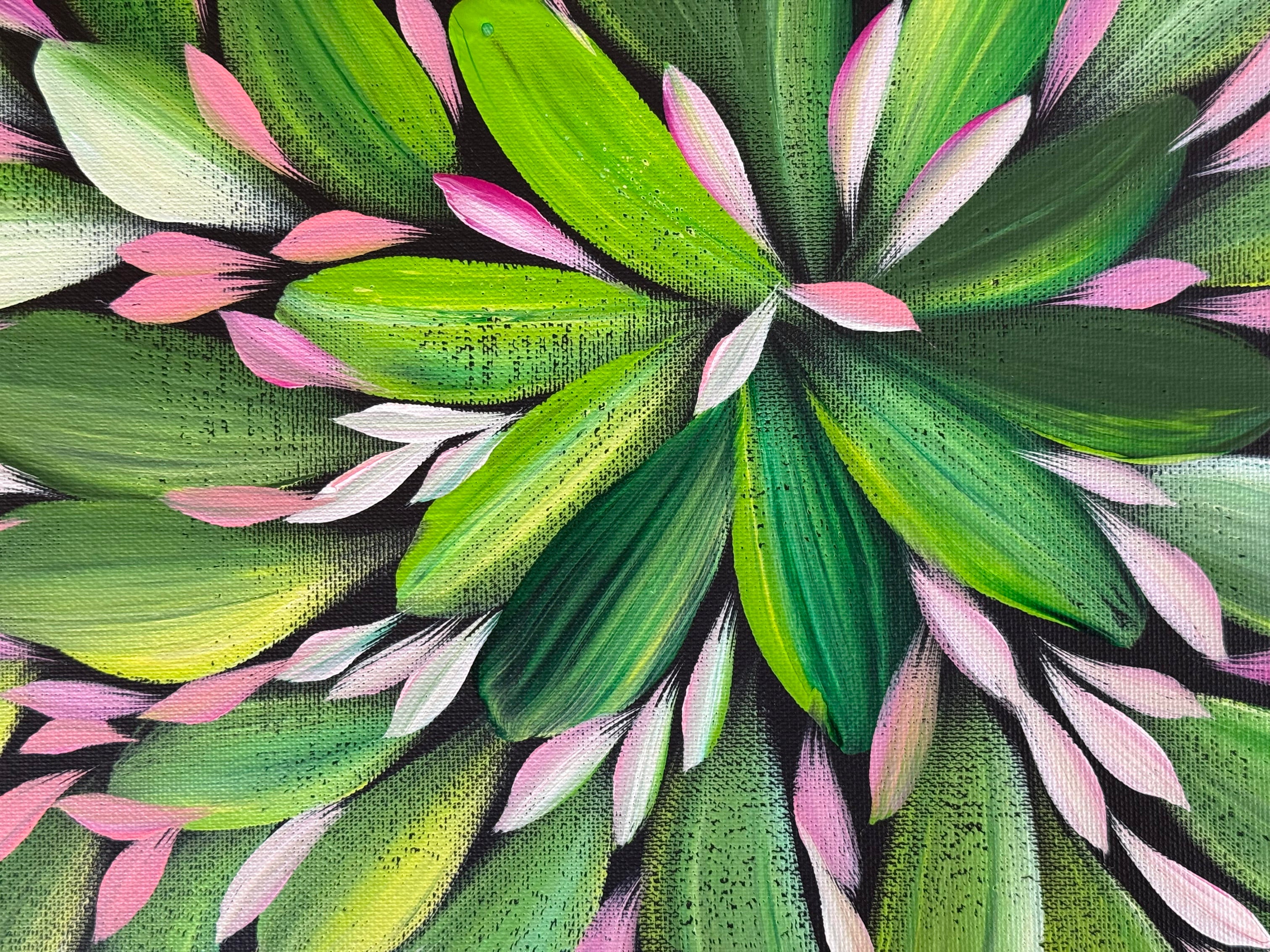 Louise Numina Napananka - Bush Medicine Leaves - 36x51cm .24-5
