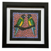 Kathleen Buzzacott - Ringneck Parrots - Small, Framed .300