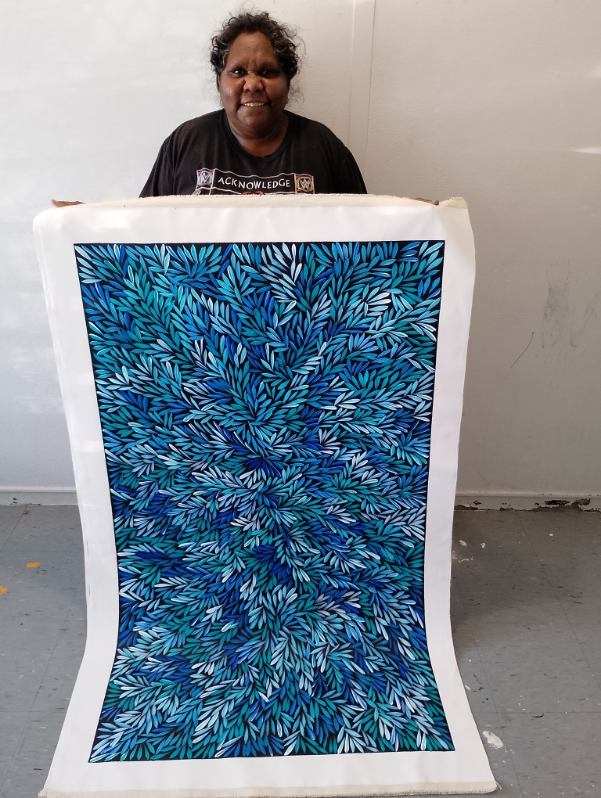 Sharon Numina - Bush Medicine Leaves - 146x87cm .14-33