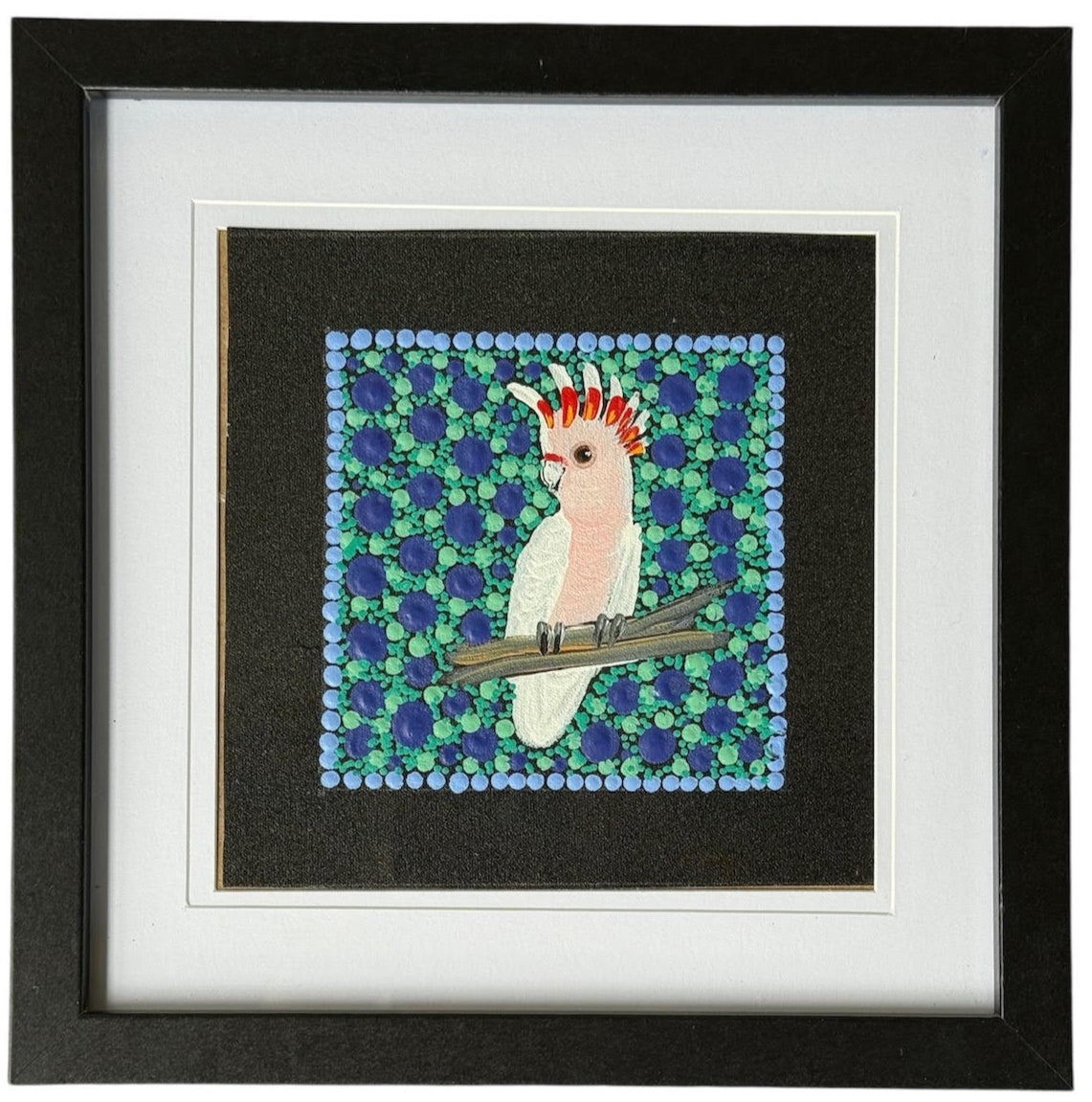 Kathleen Buzzacott - Major Mitchell's Cockatoo - Small, Framed .250