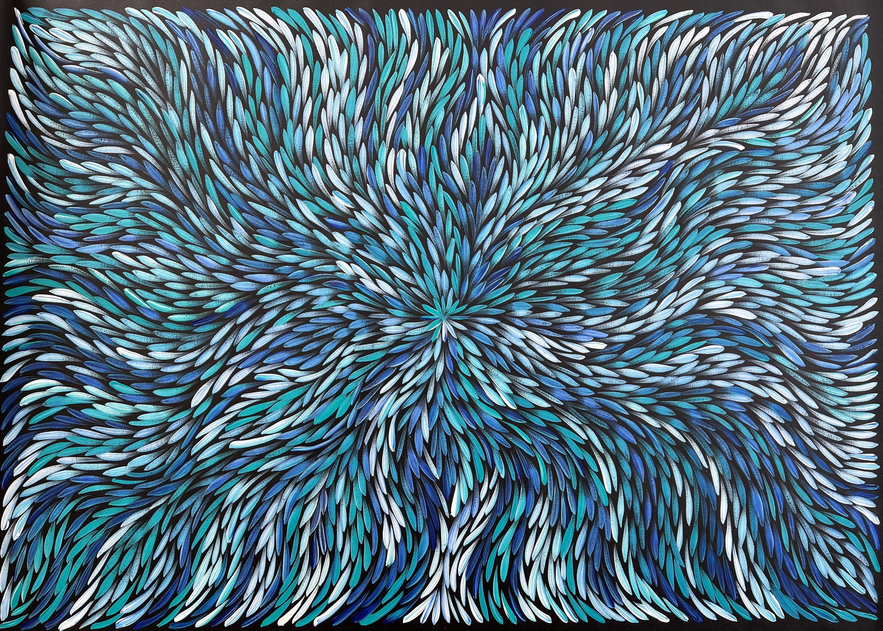 Sharon Numina - Bush Medicine Leaves - 129x91cm .20-11