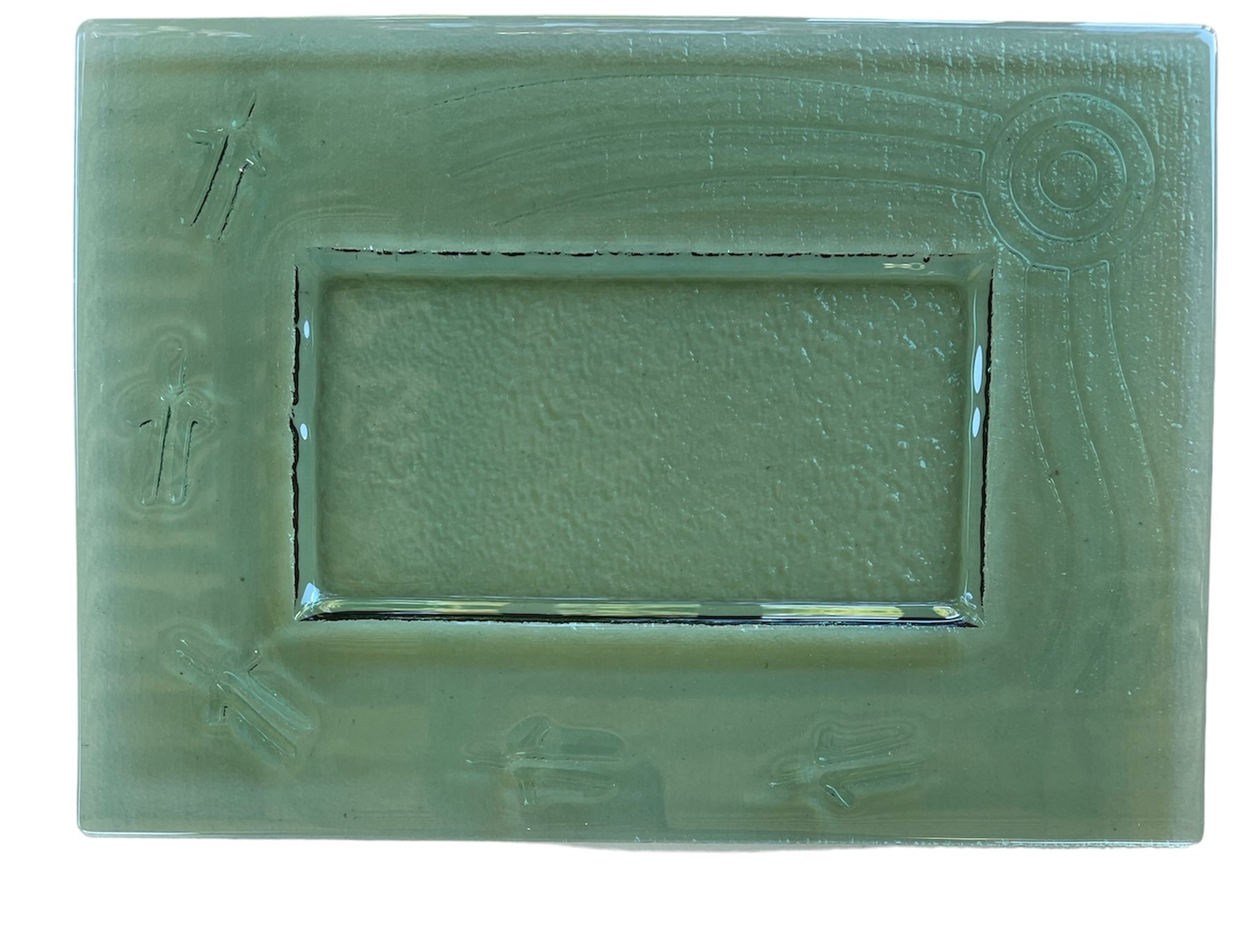 Glass Platter - Kangaroo Tracks