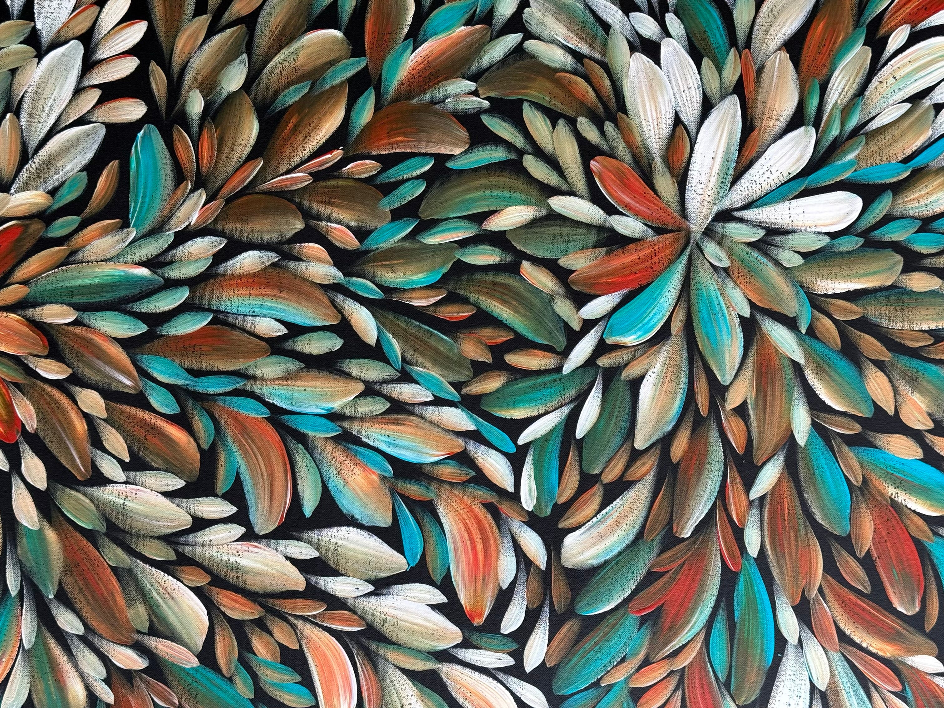 Louise Numina Napananka - Bush Medicine Leaves .57-42