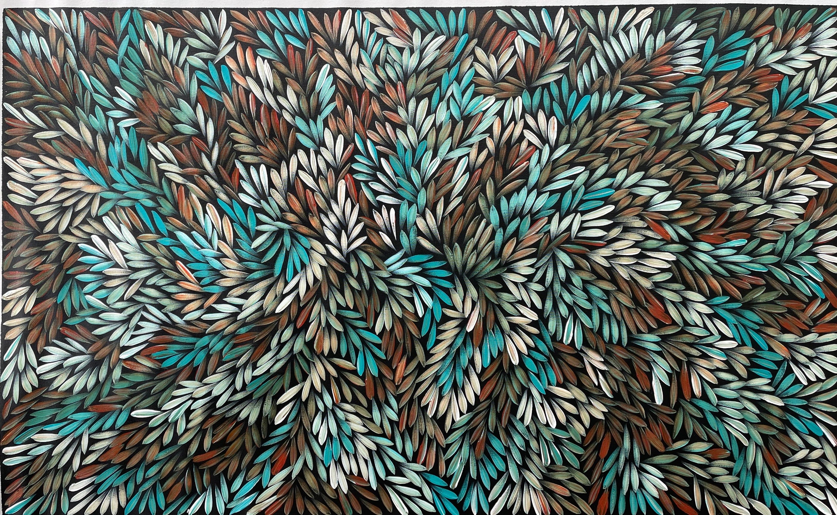 Sharon Numina - Bush Medicine Leaves - 147x89cm .06-1