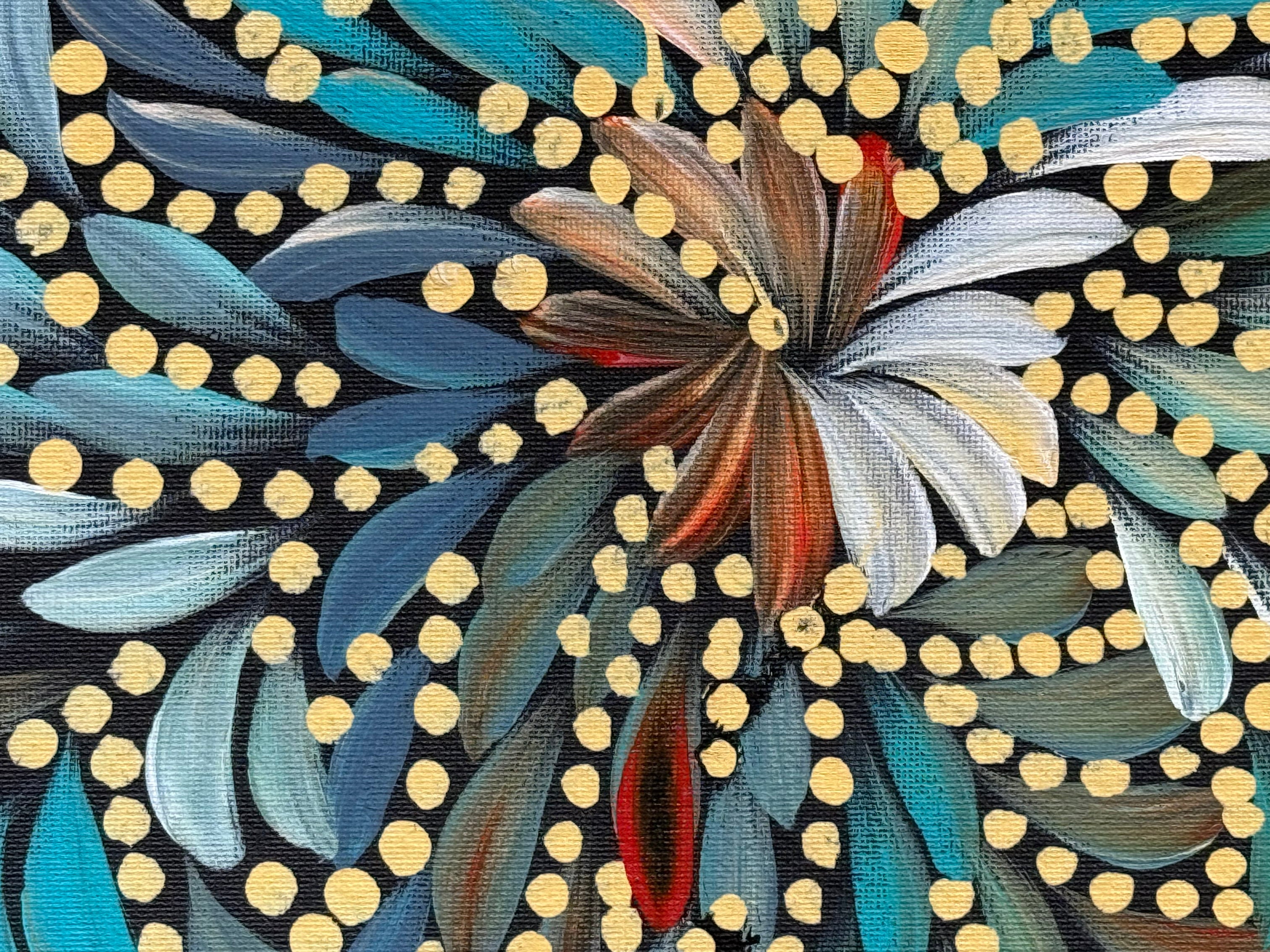 Caroline Numina - Bush Medicine Leaves and Seeds - 33x44cm .73-10