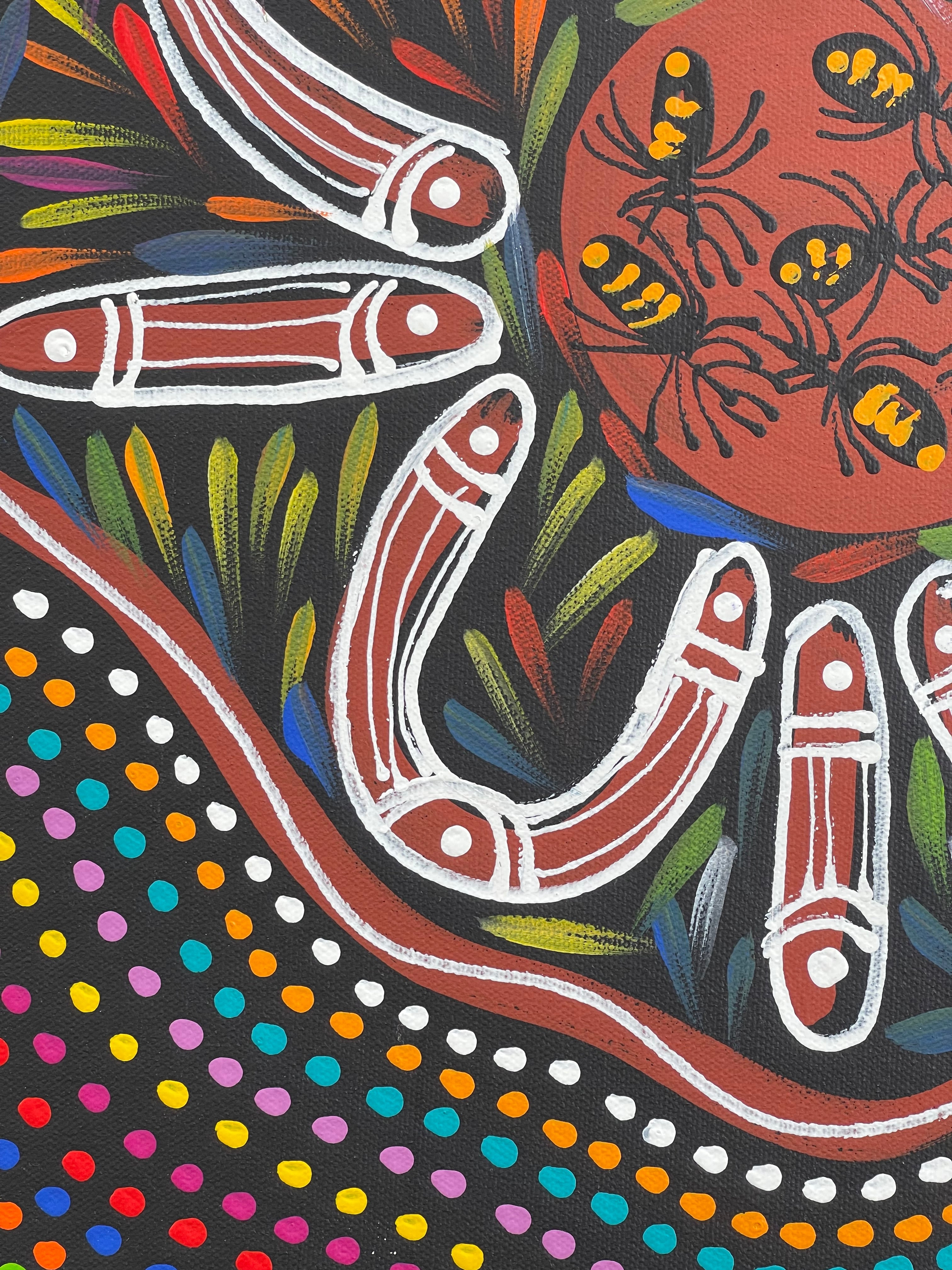 Selina Numina Kamprina - Women Collecting Bush Medicine Leaves and Honey Ants .48-8