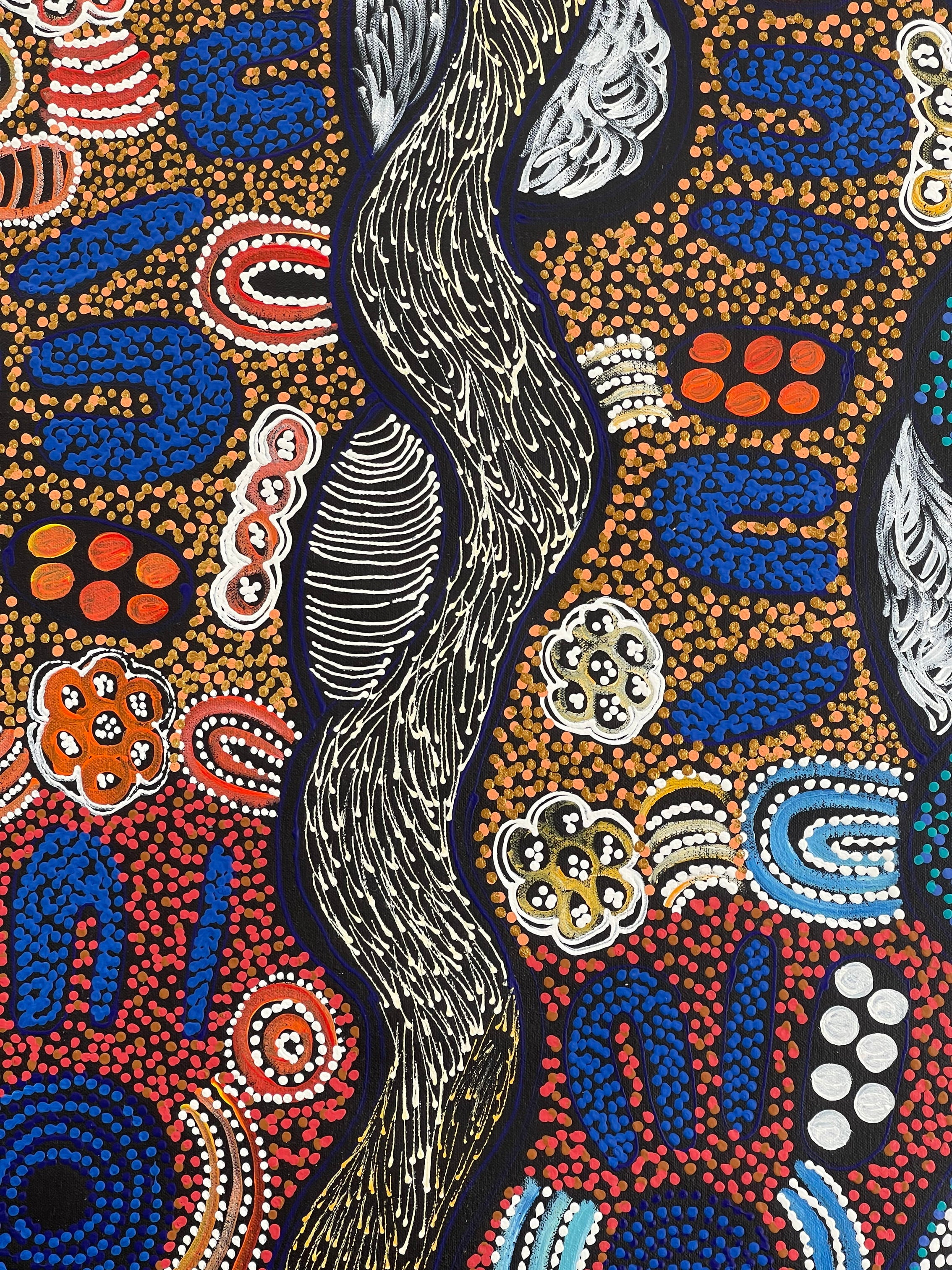 Lanita Numina - Women Collecting Bushtucker - 93x97cm .56-13