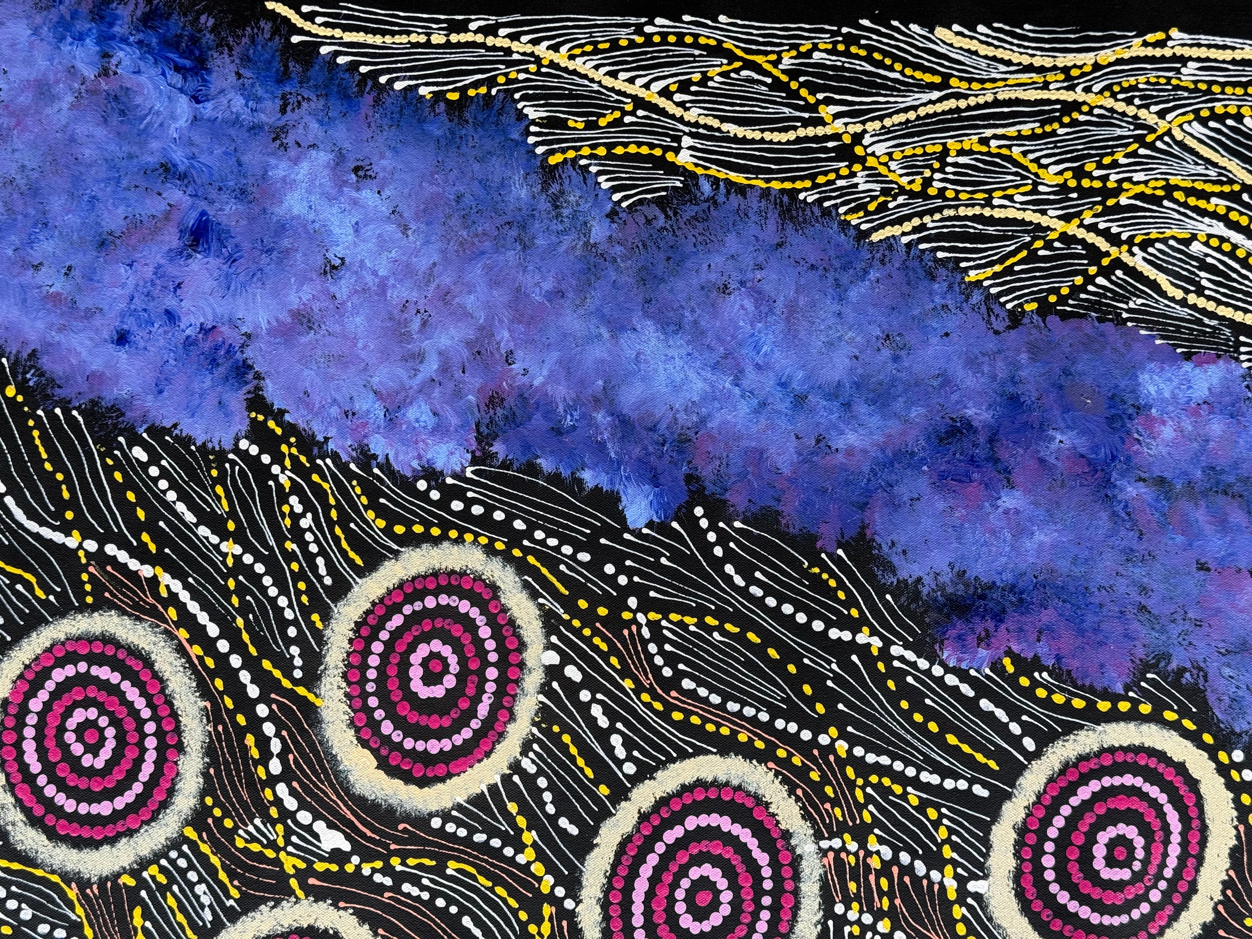 Maria Nampijinpa Brown - Seven Sisters Dreaming .63-8