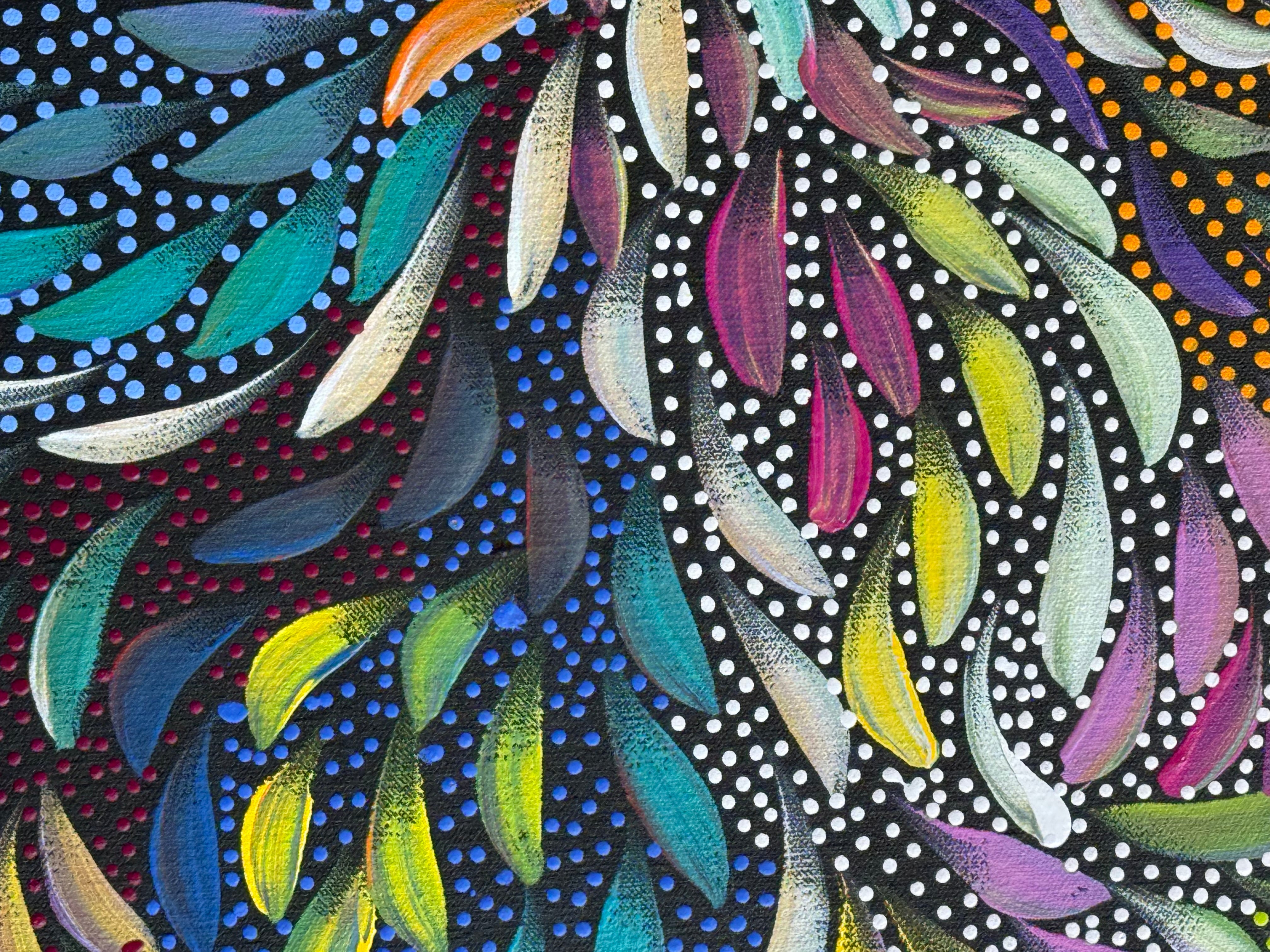 Caroline Numina - Seeded Bush Medicine Leaves .91-14