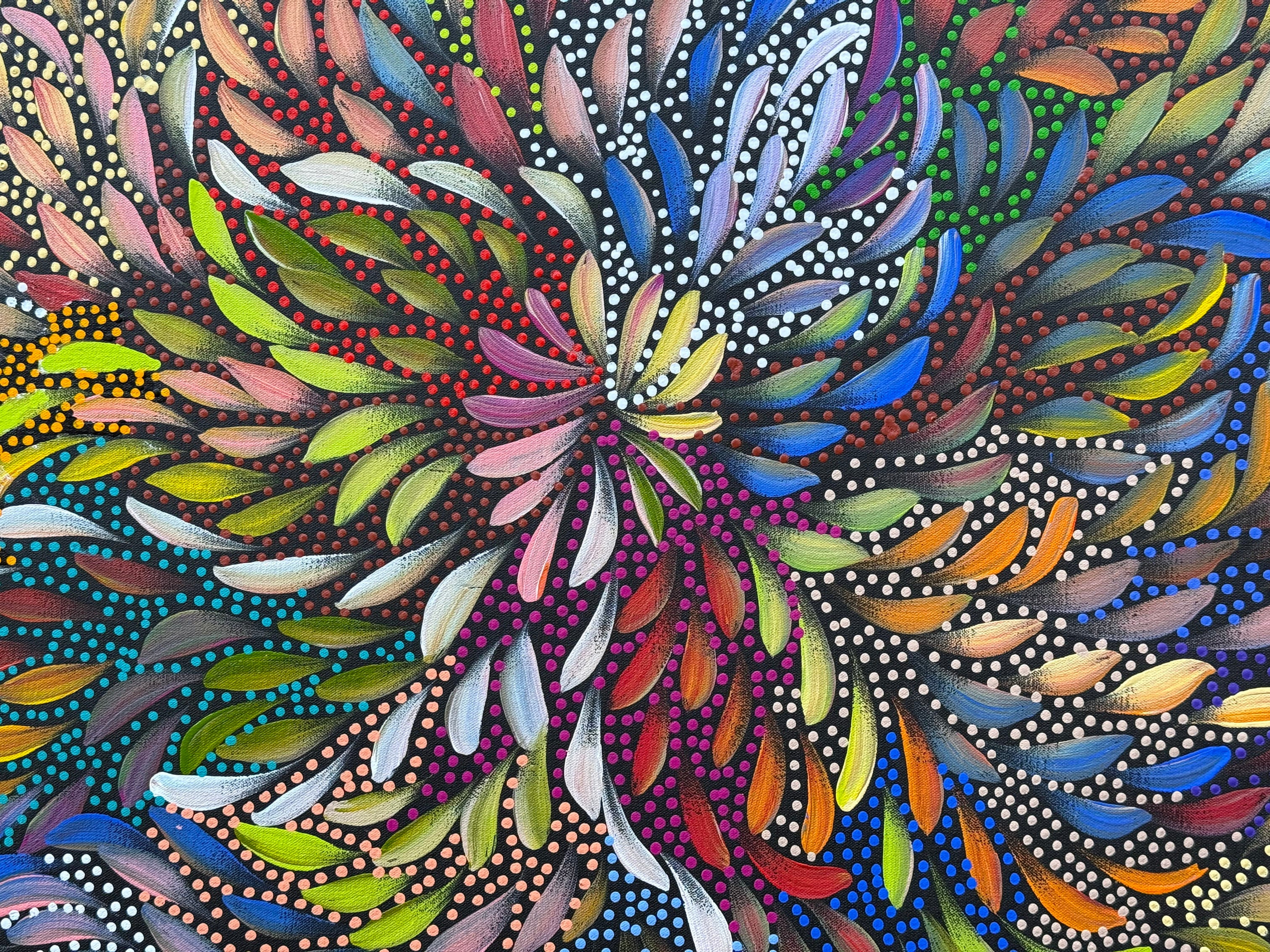 Caroline Numina - Seeded Bush Medicine Leaves .36-4