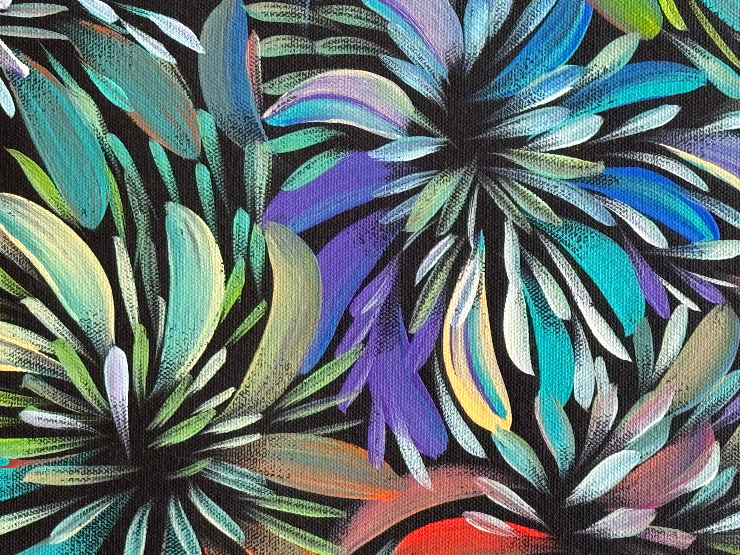 Selina Numina Kamprina - Bush Medicine Leaves - 55x39cm .31-14