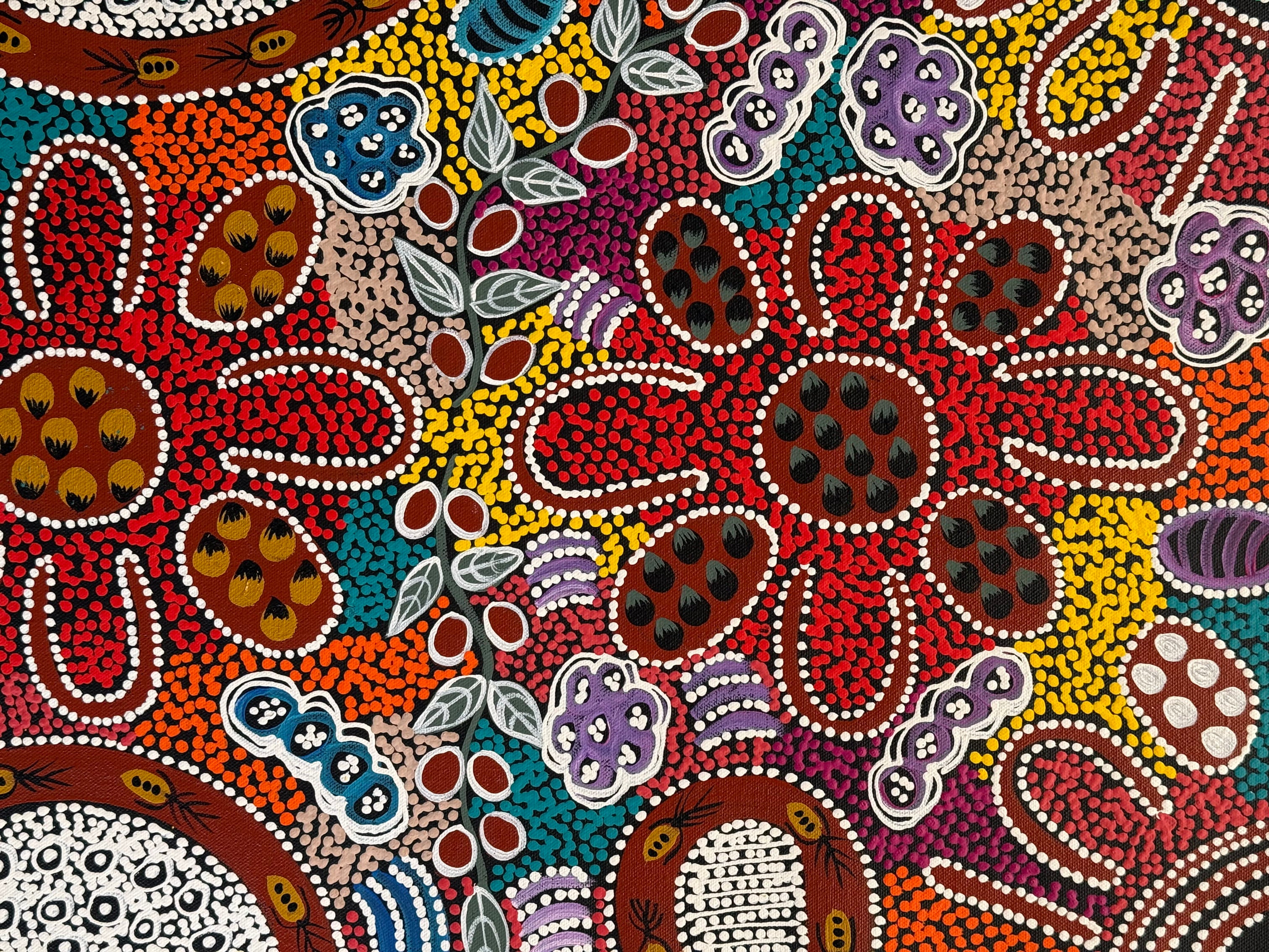 Lanita Numina - Women Collect Bush Tuckers - 46x96cm .03-1