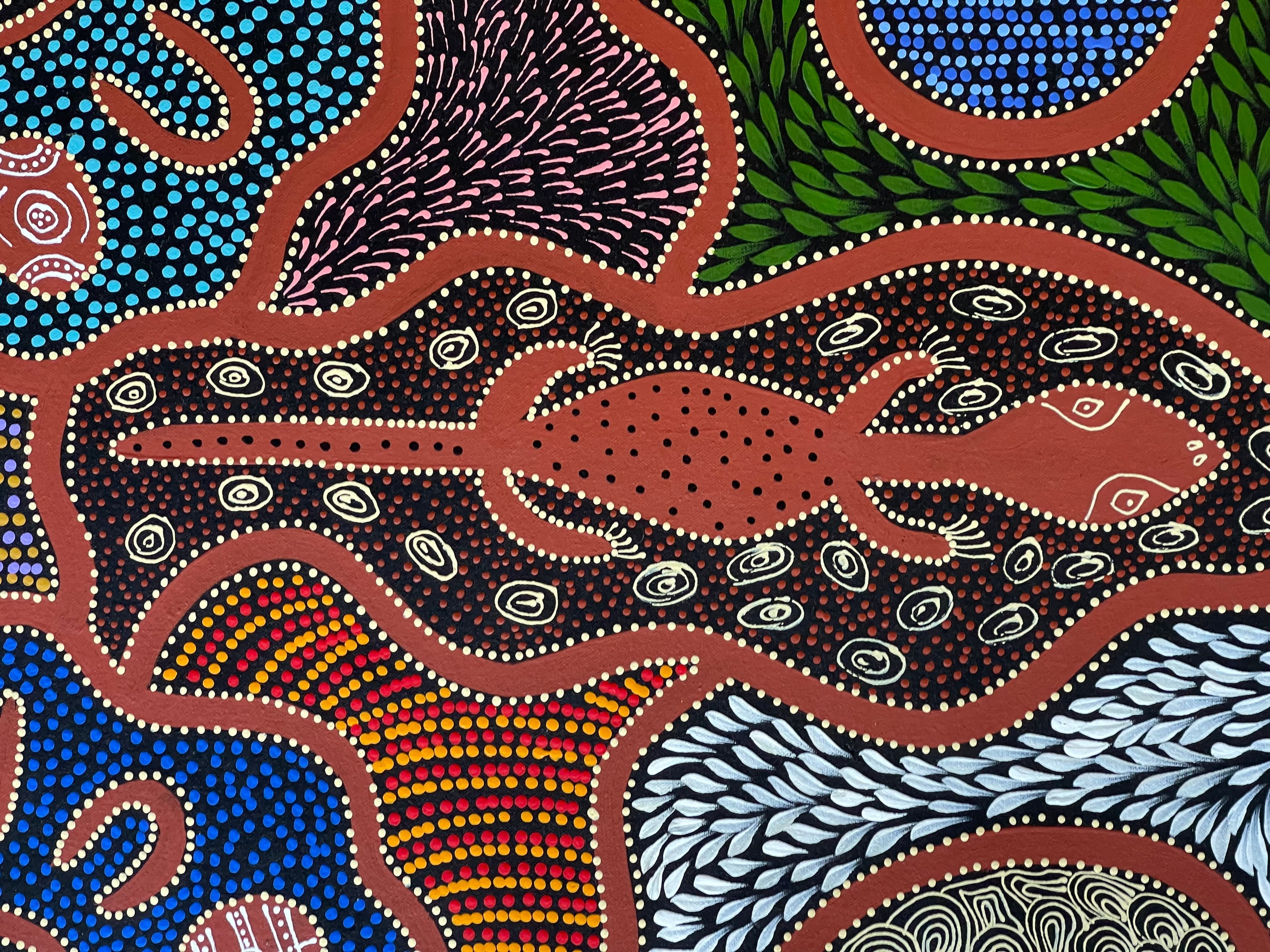 Caroline Numina - Bush Tucker - 128x44cm .79-14