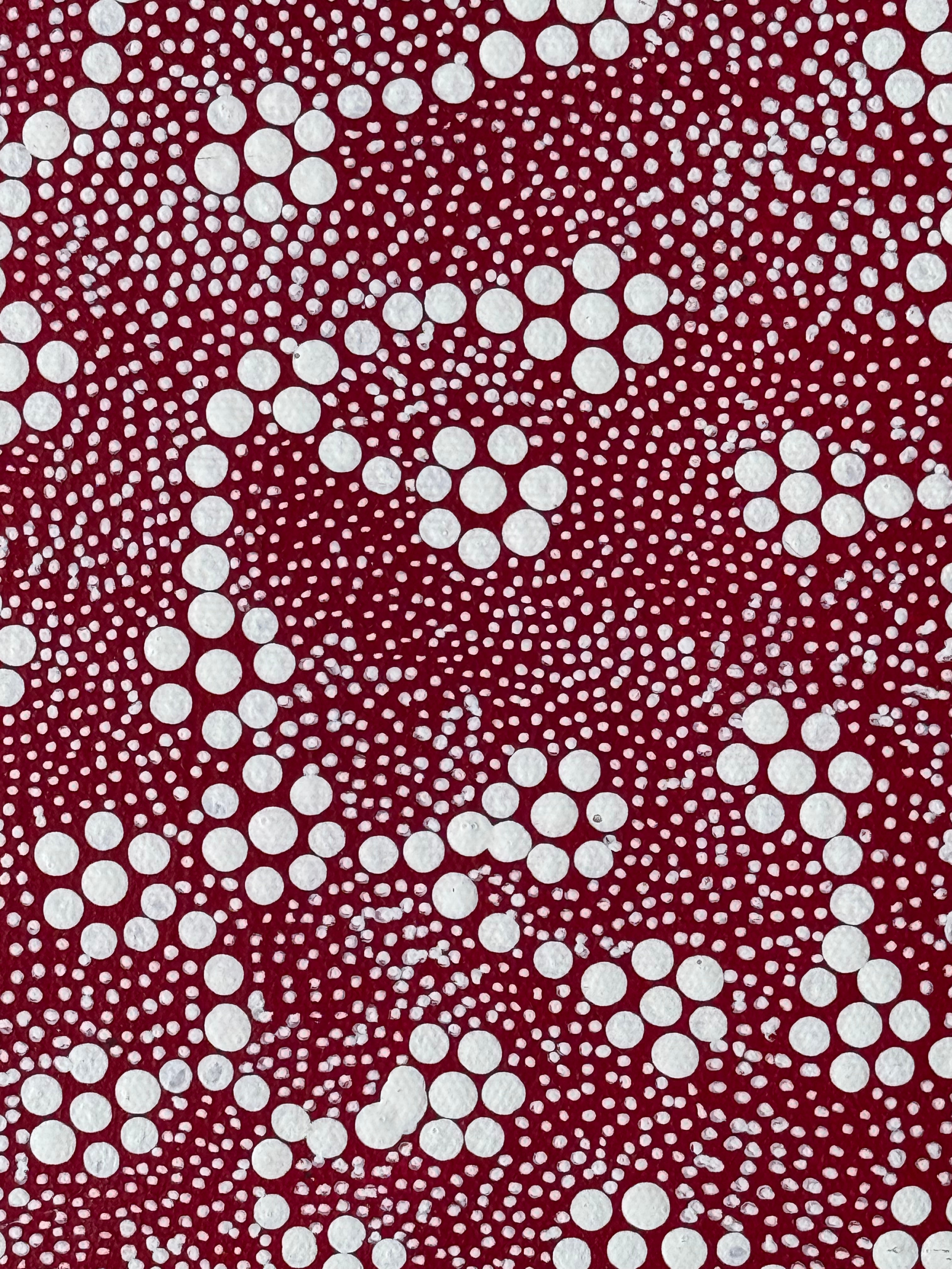 Ingrid Napangardi George - Ngurlu Jukurrpa (Native Seed Dreaming) - Stretched