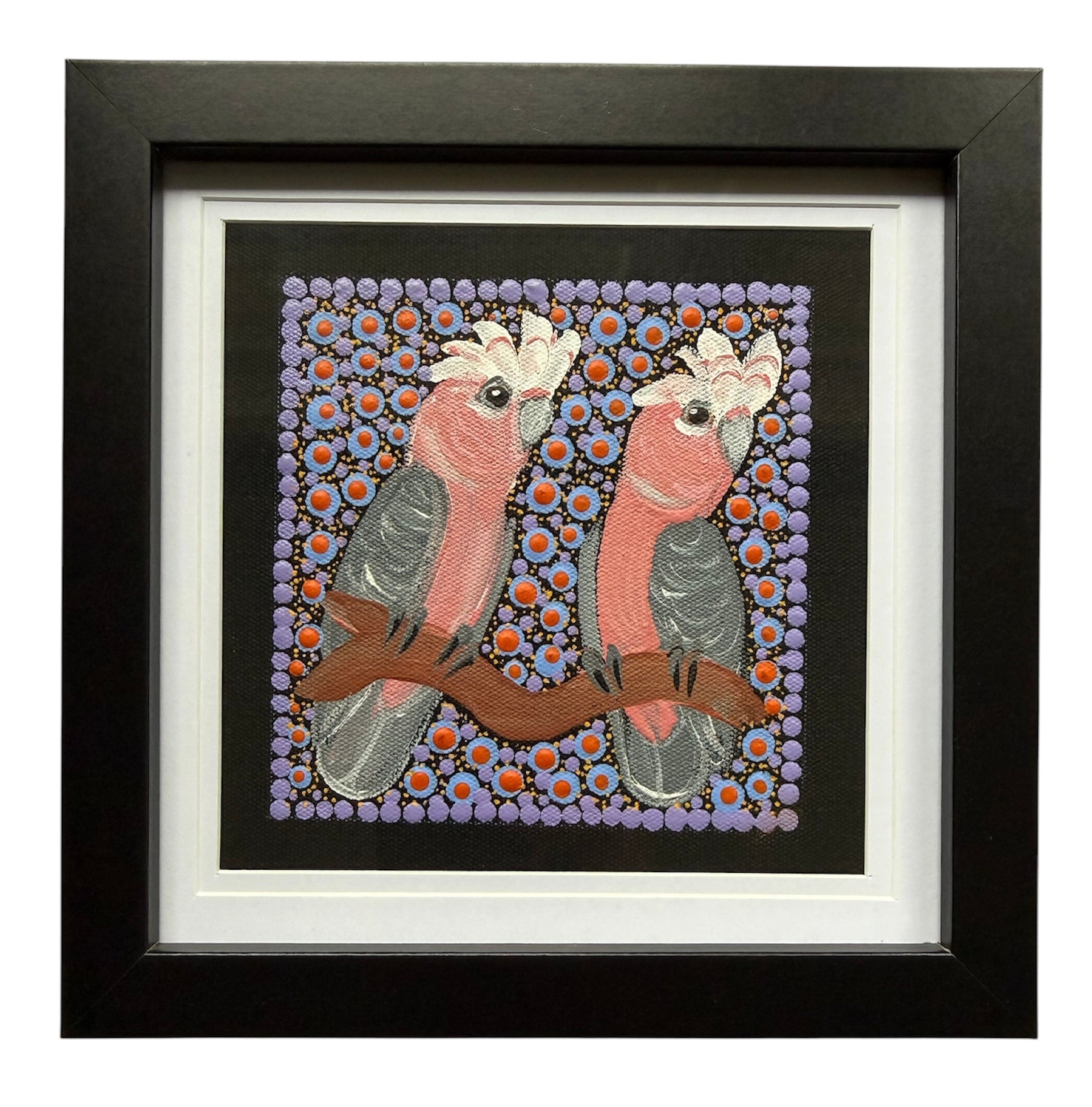 Kathleen Buzzacott - Galahs - Small, Framed .130