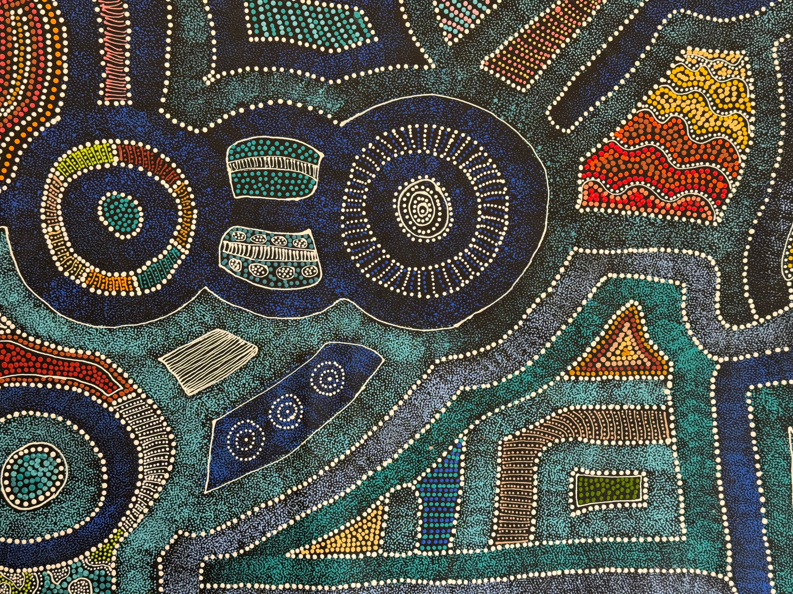 Caroline Numina - Thorny Lizard Dreaming - 155x91cm .10-33