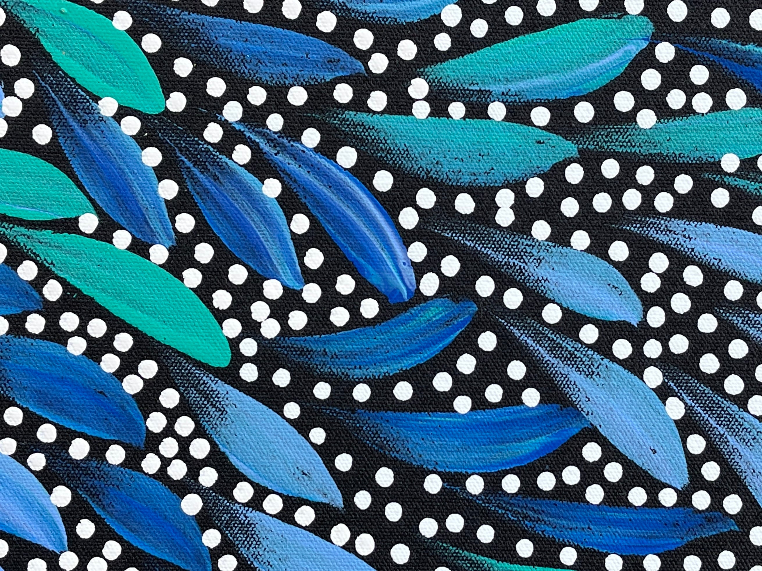 Caroline Numina - Seeded Bush Medicine Leaves - 50x94cm .88-6