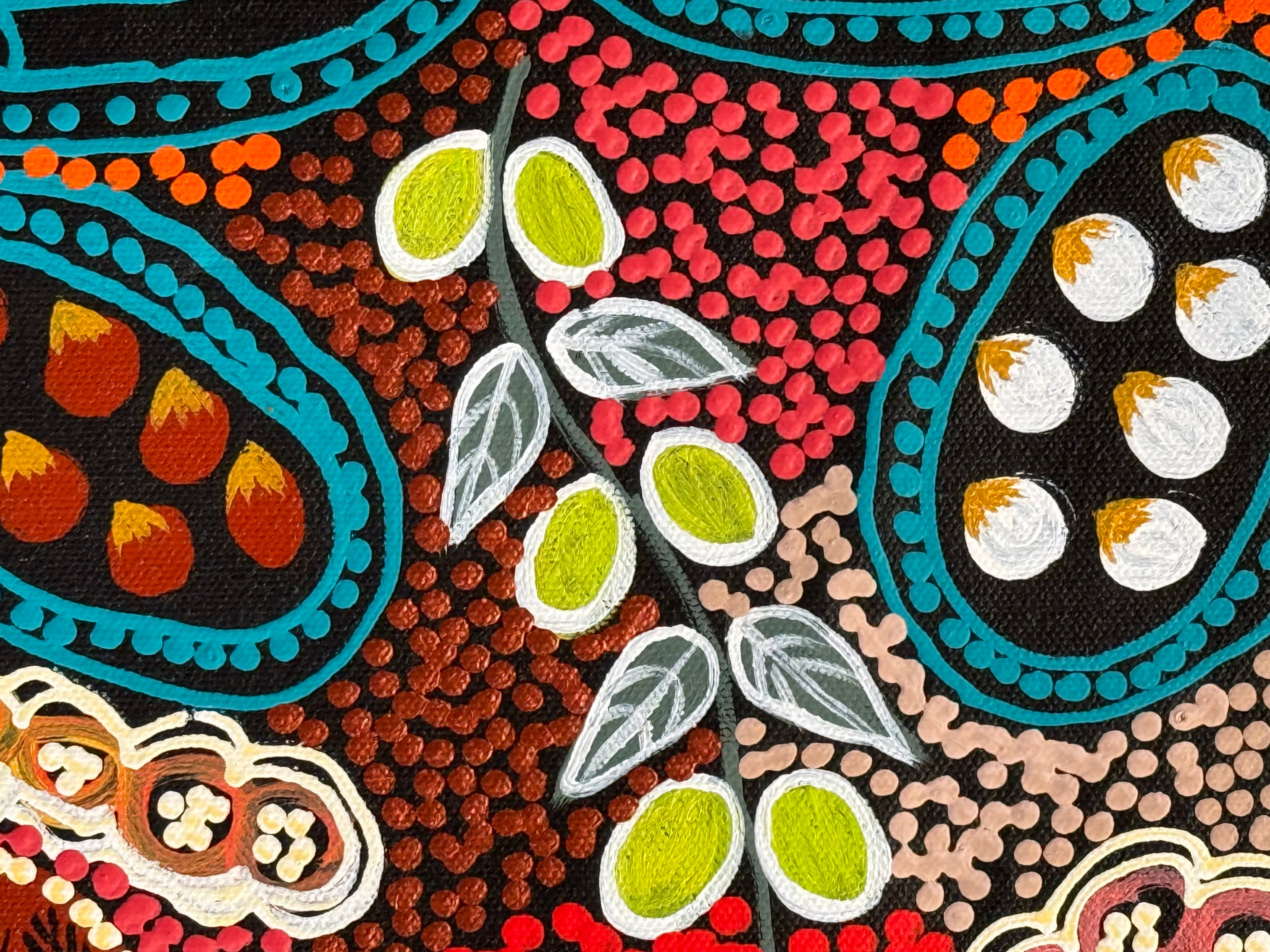 Lanita Numina - Women Collect Bush Tuckers - 45x99cm .03-2