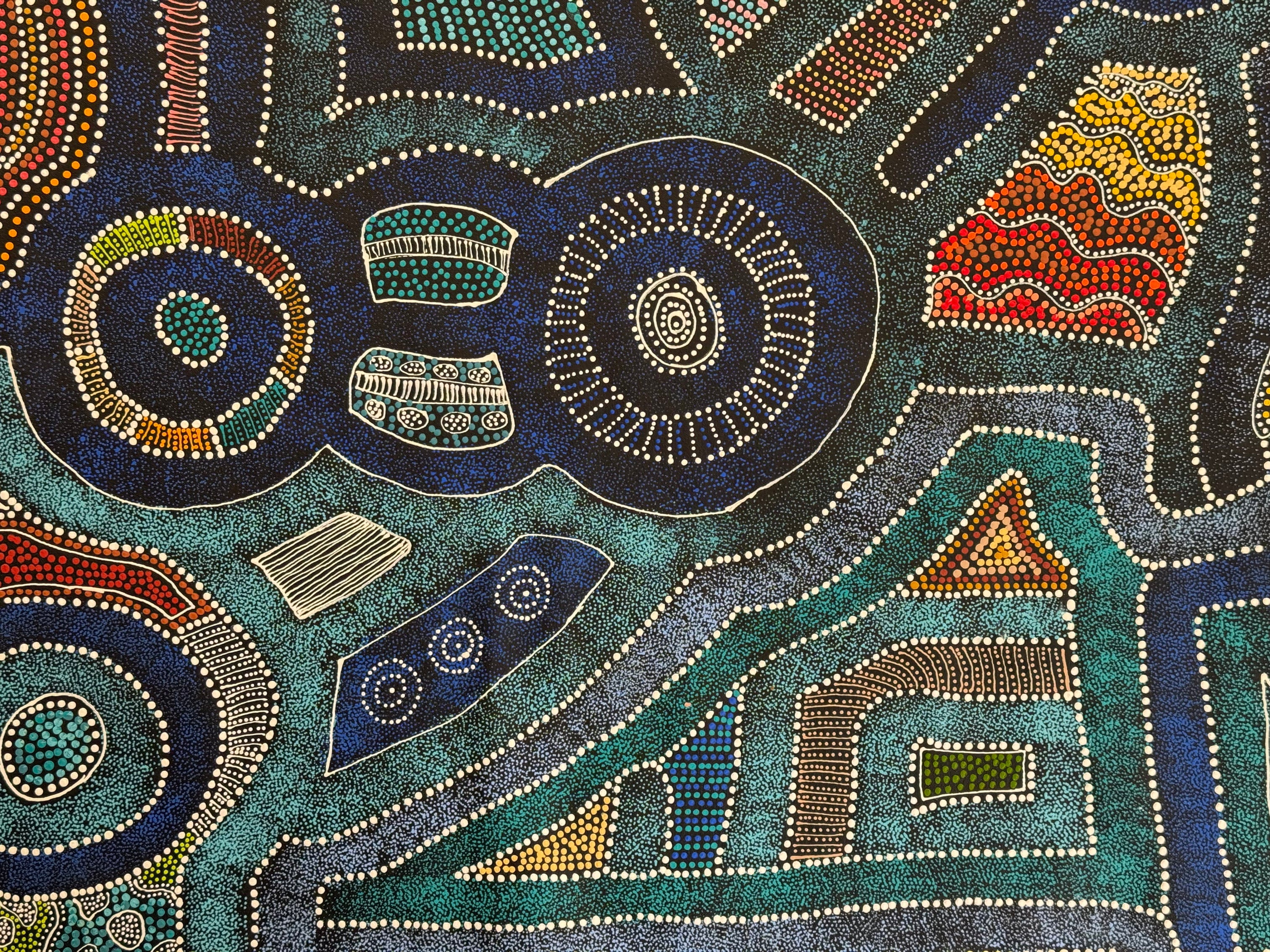 Caroline Numina - Thorny Lizard Dreaming - 155x91cm .10-33