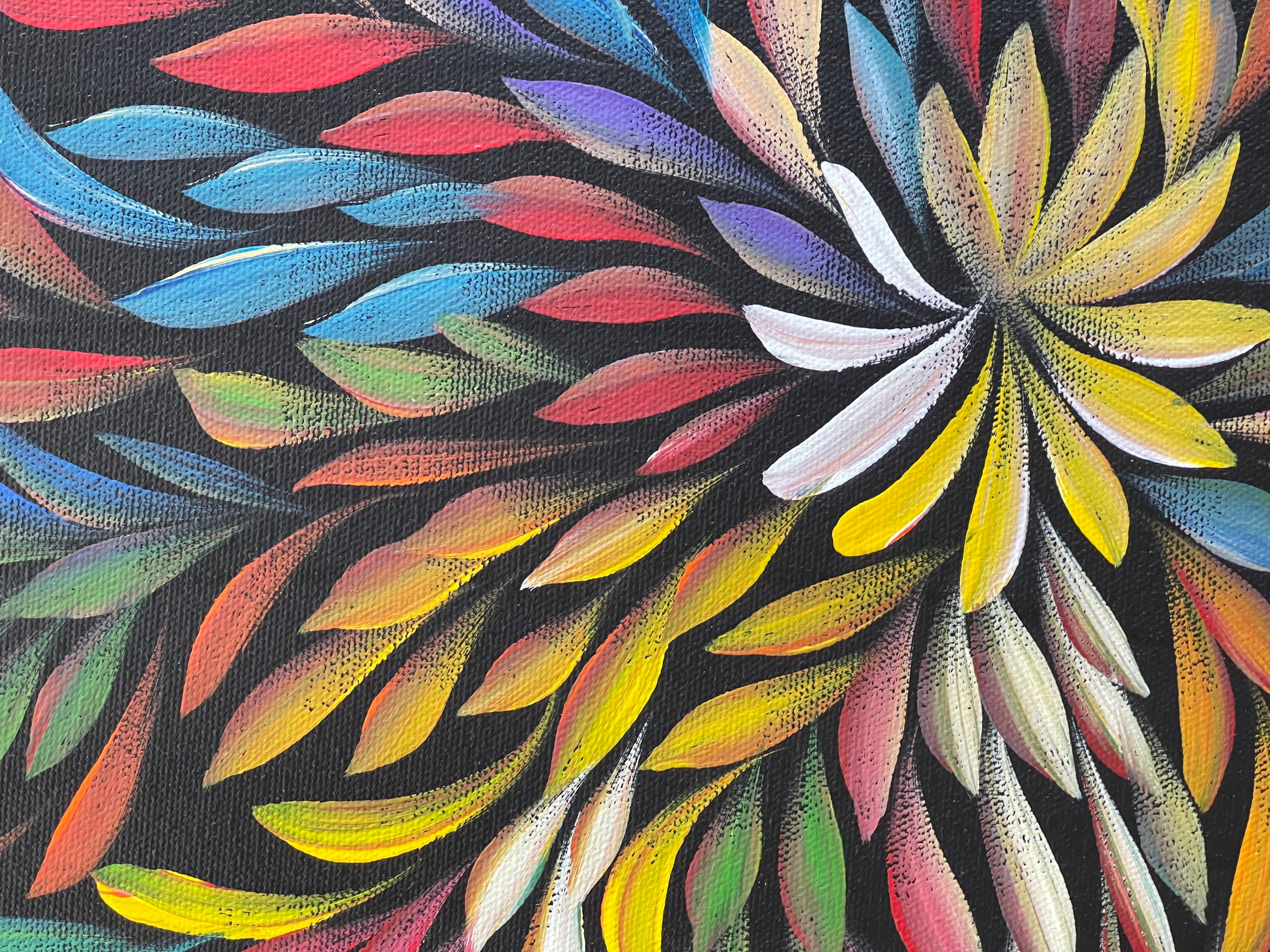 Louise Numina Napananka - Bush Medicine Leaves - 36x51cm .81-21