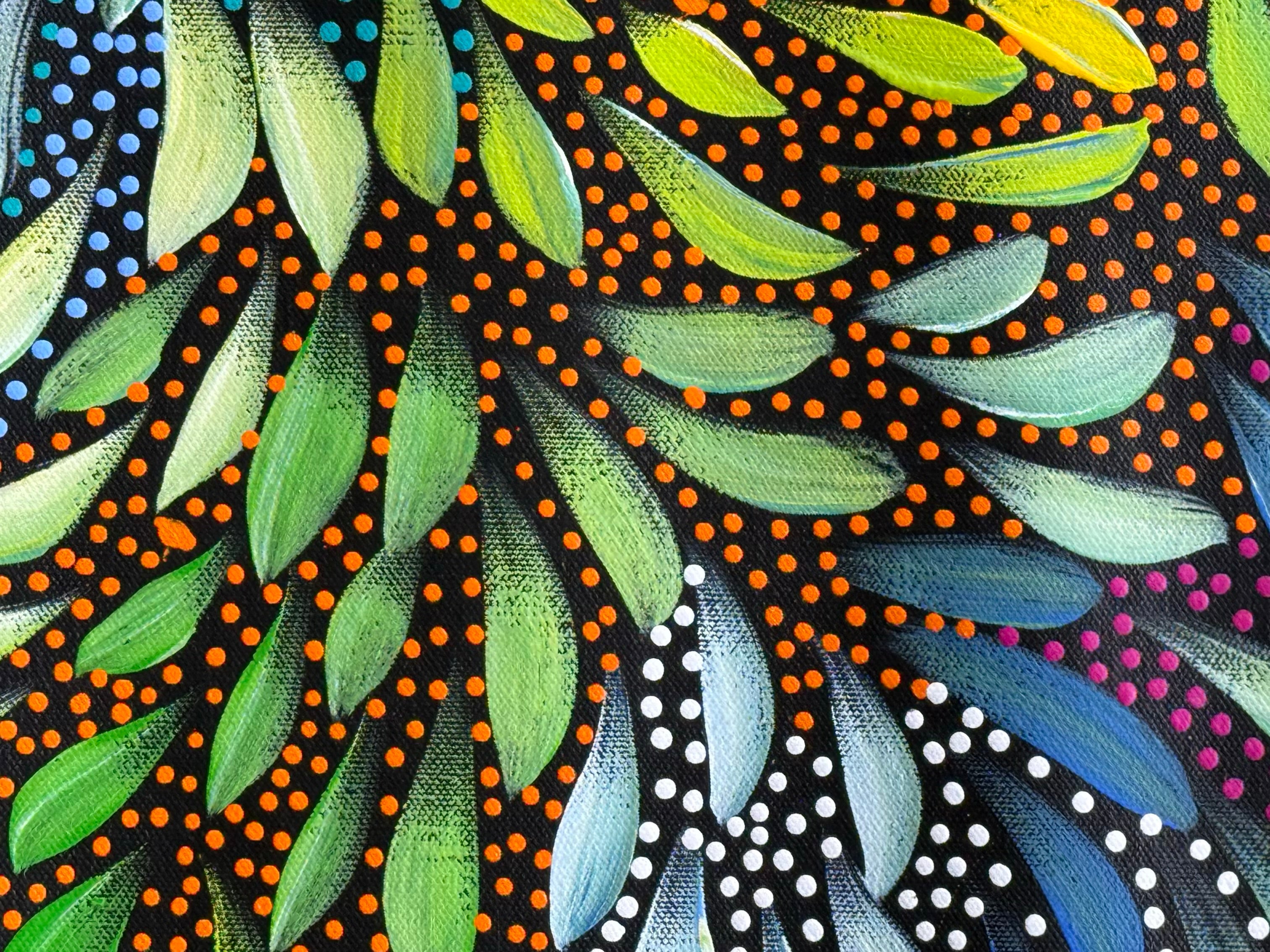 Caroline Numina - Seeded Bush Medicine Leaves .61-1