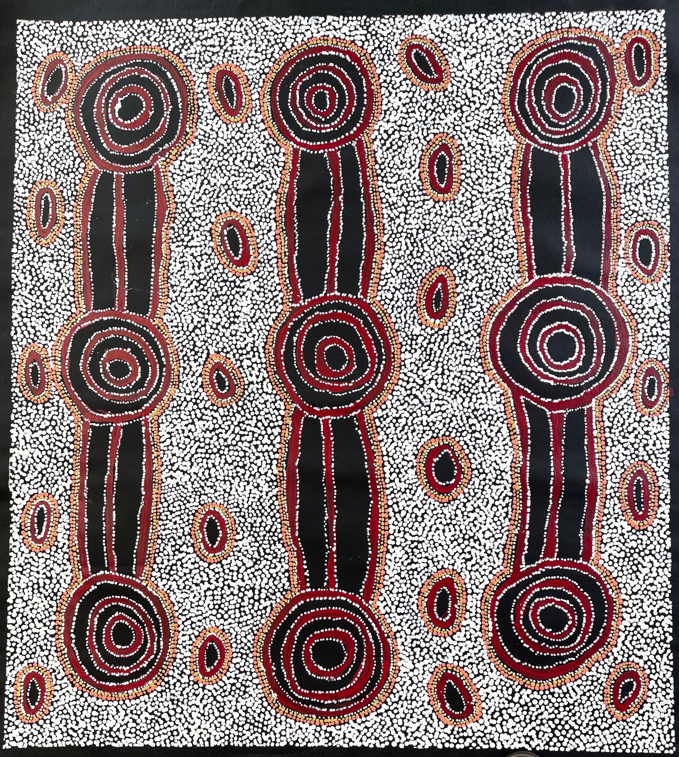 Joy Nangala Brown - Yumari Dreaming - 84x94cm .49-3