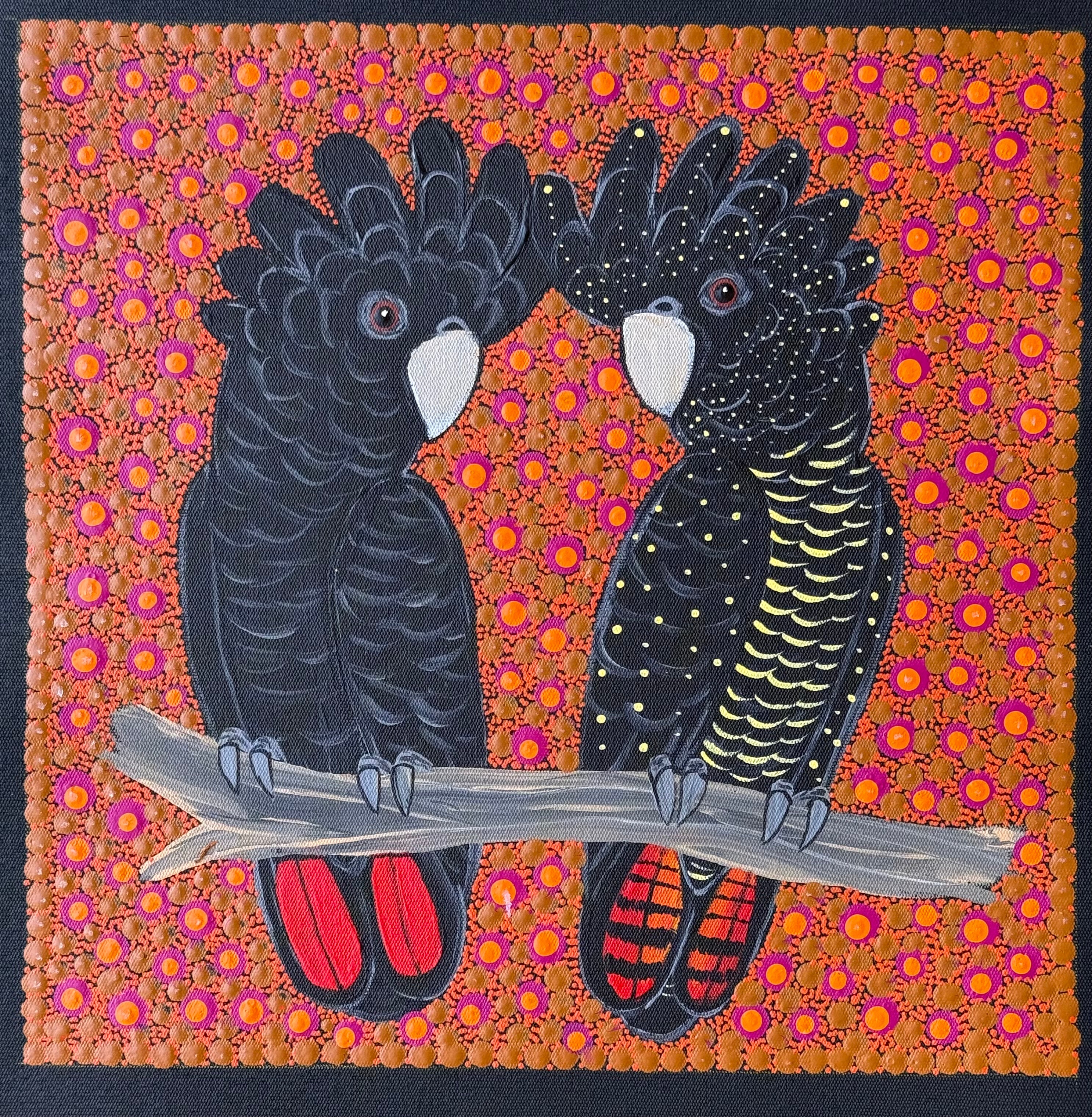 Kathleen Buzzacott - Redtail Black Cockatoos .93-6