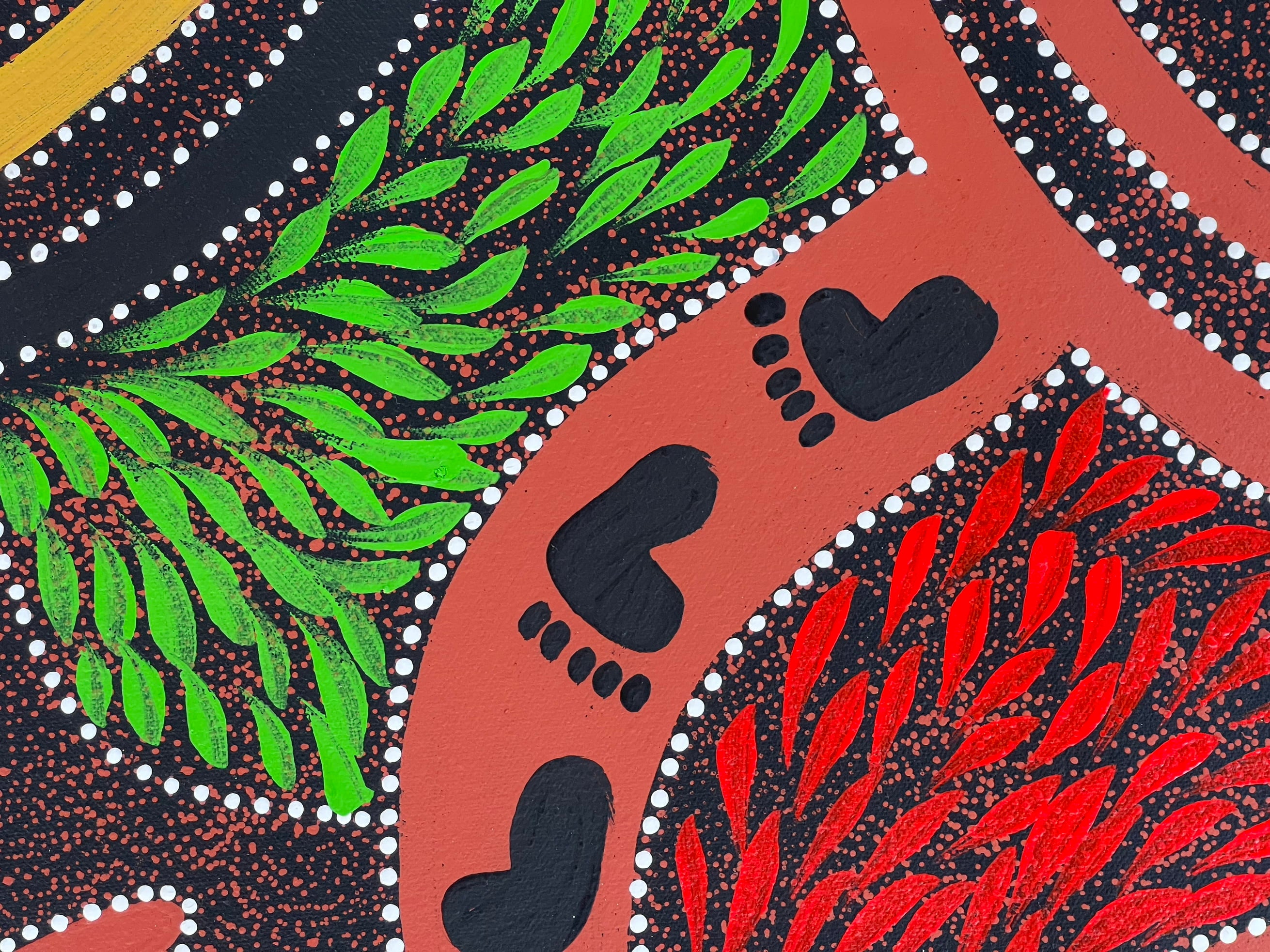 Caroline Numina - Womens Collecting Bush Tucker - 96x64cm .25-19