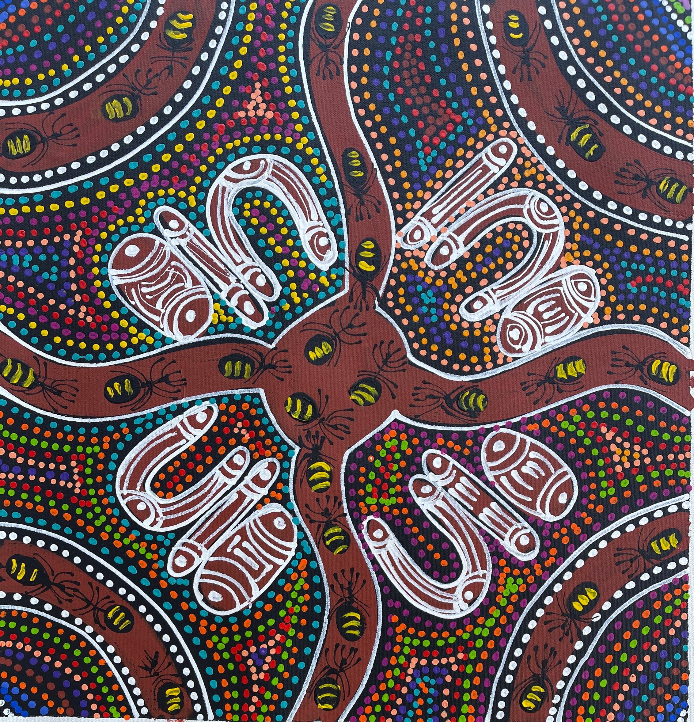 Selina Numina Kamprina - Women Digging For Honey Ants .48-7