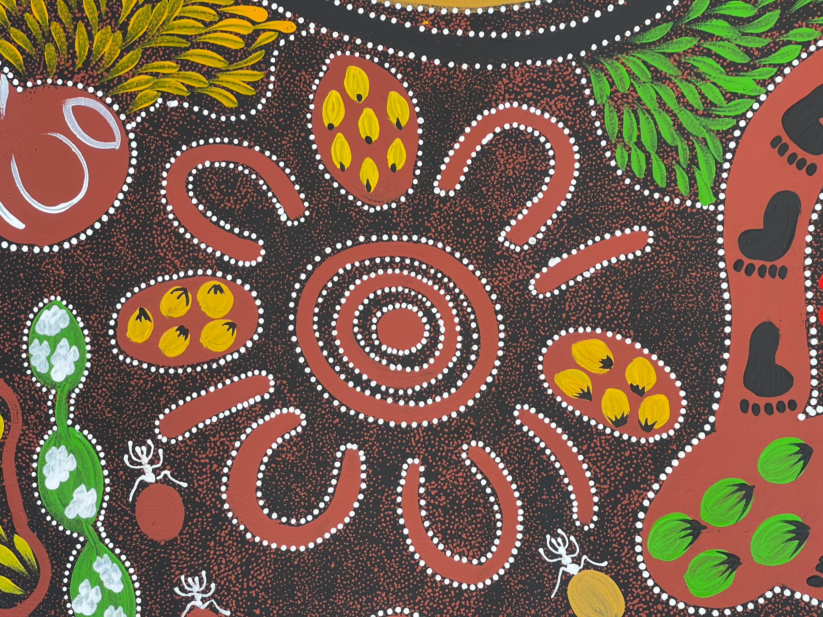 Caroline Numina - Womens Collecting Bush Tucker - 96x64cm .25-19