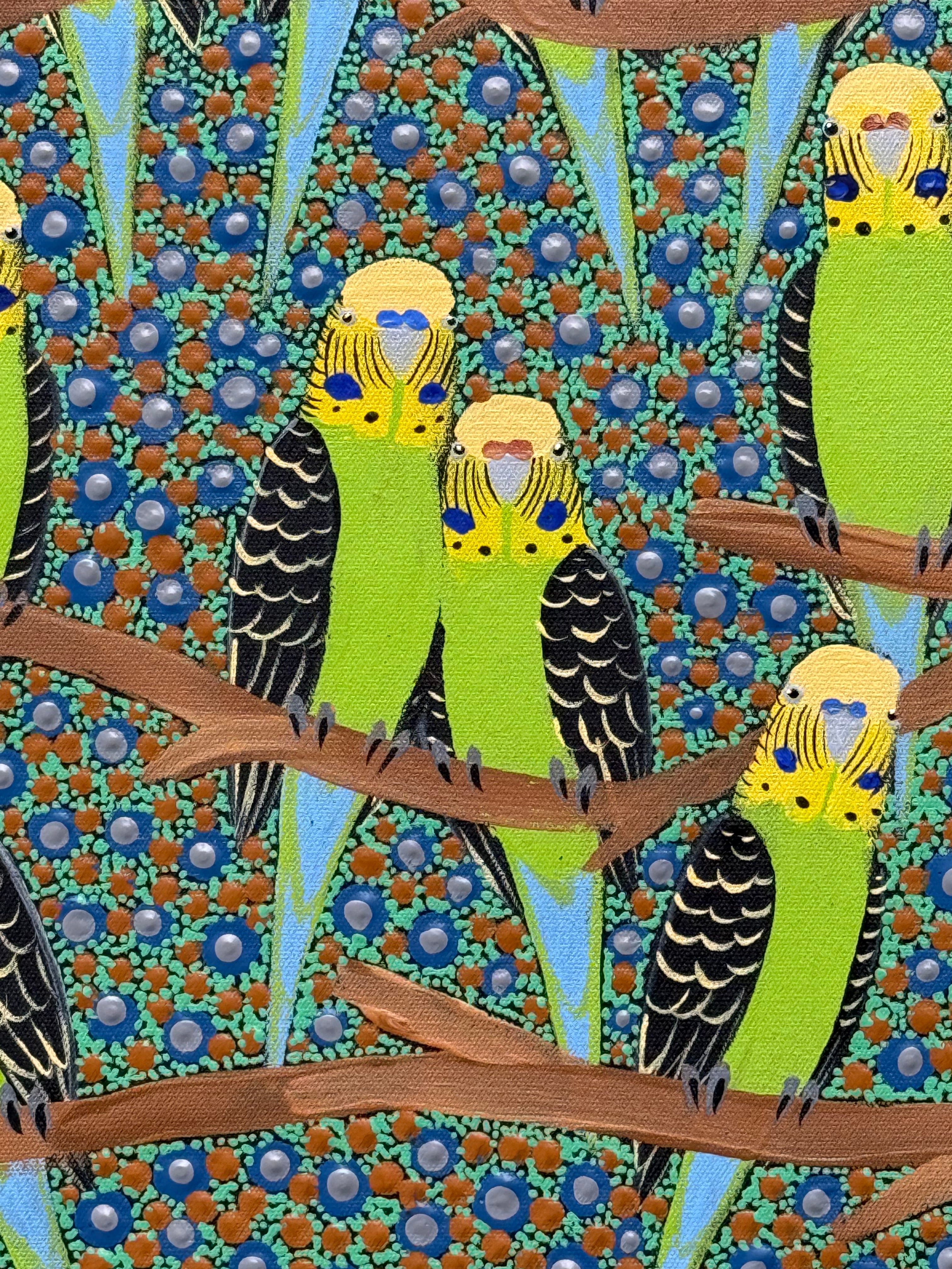 Kathleen Buzzacott - Red Tail Black Cockatoos .88-17