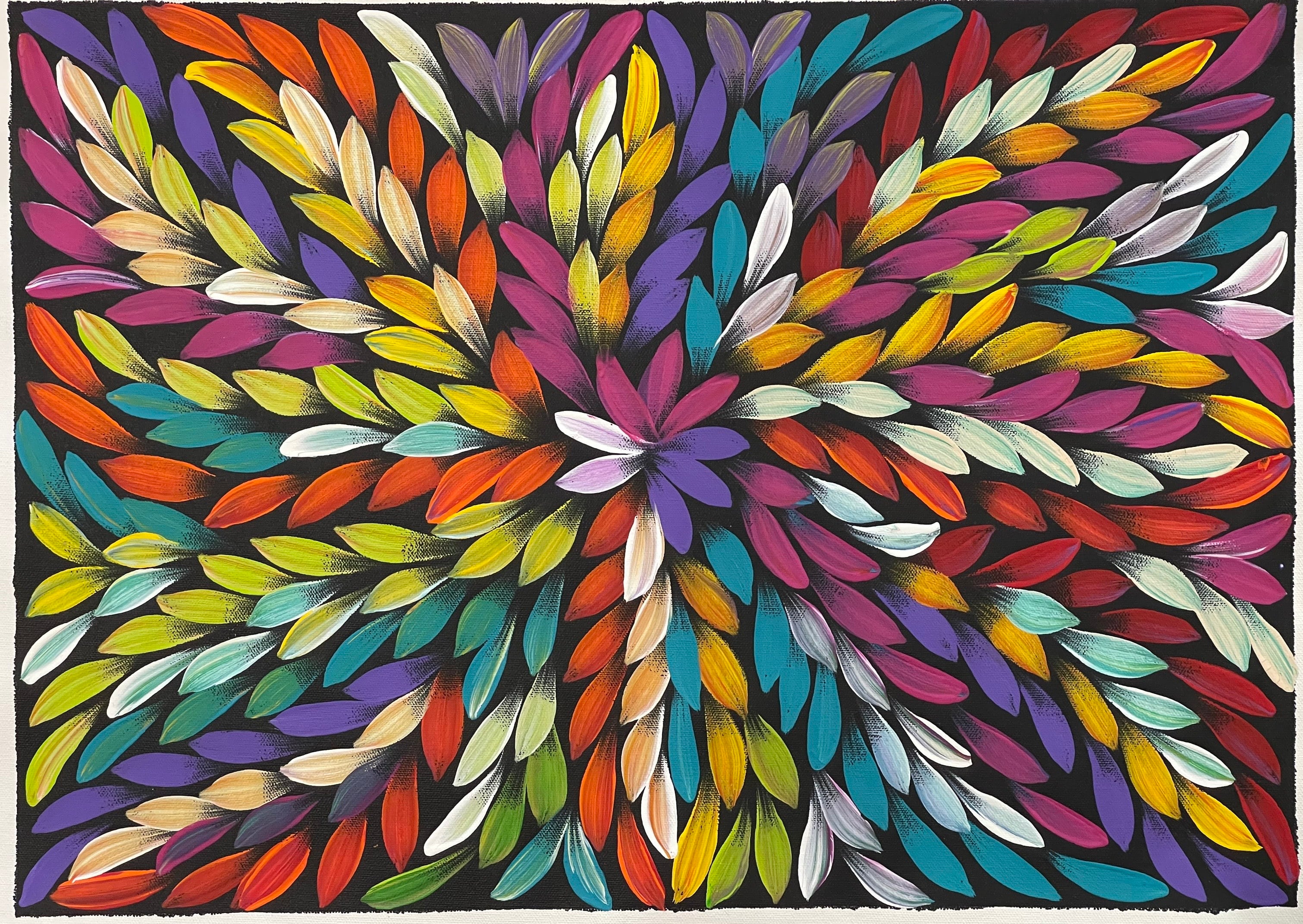 Jacinta Numina Waugh - Bush Medicine Leaves - 36x52cm .57-6