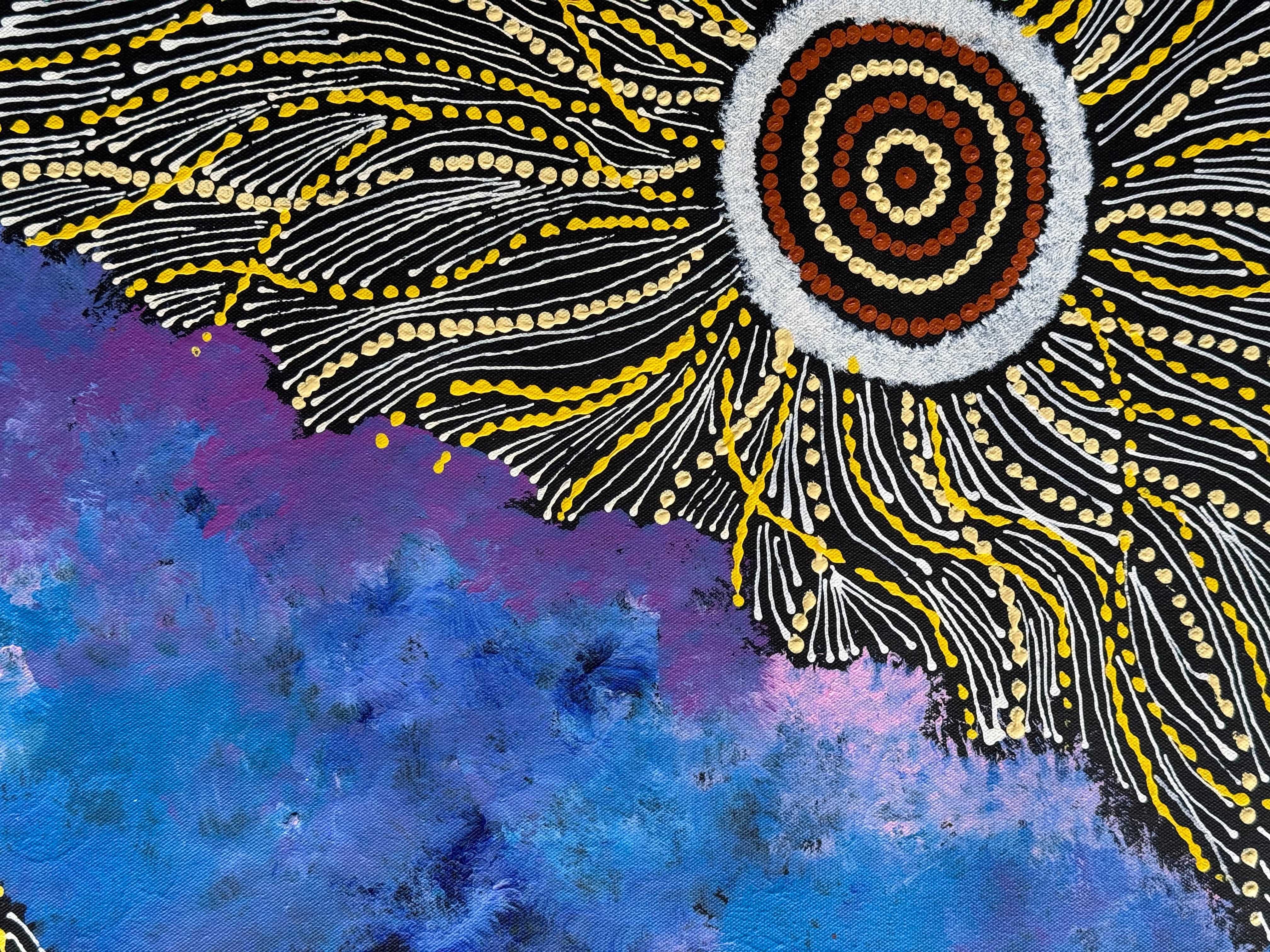 Maria Nampijinpa Brown - Seven Sisters Dreaming .63-6