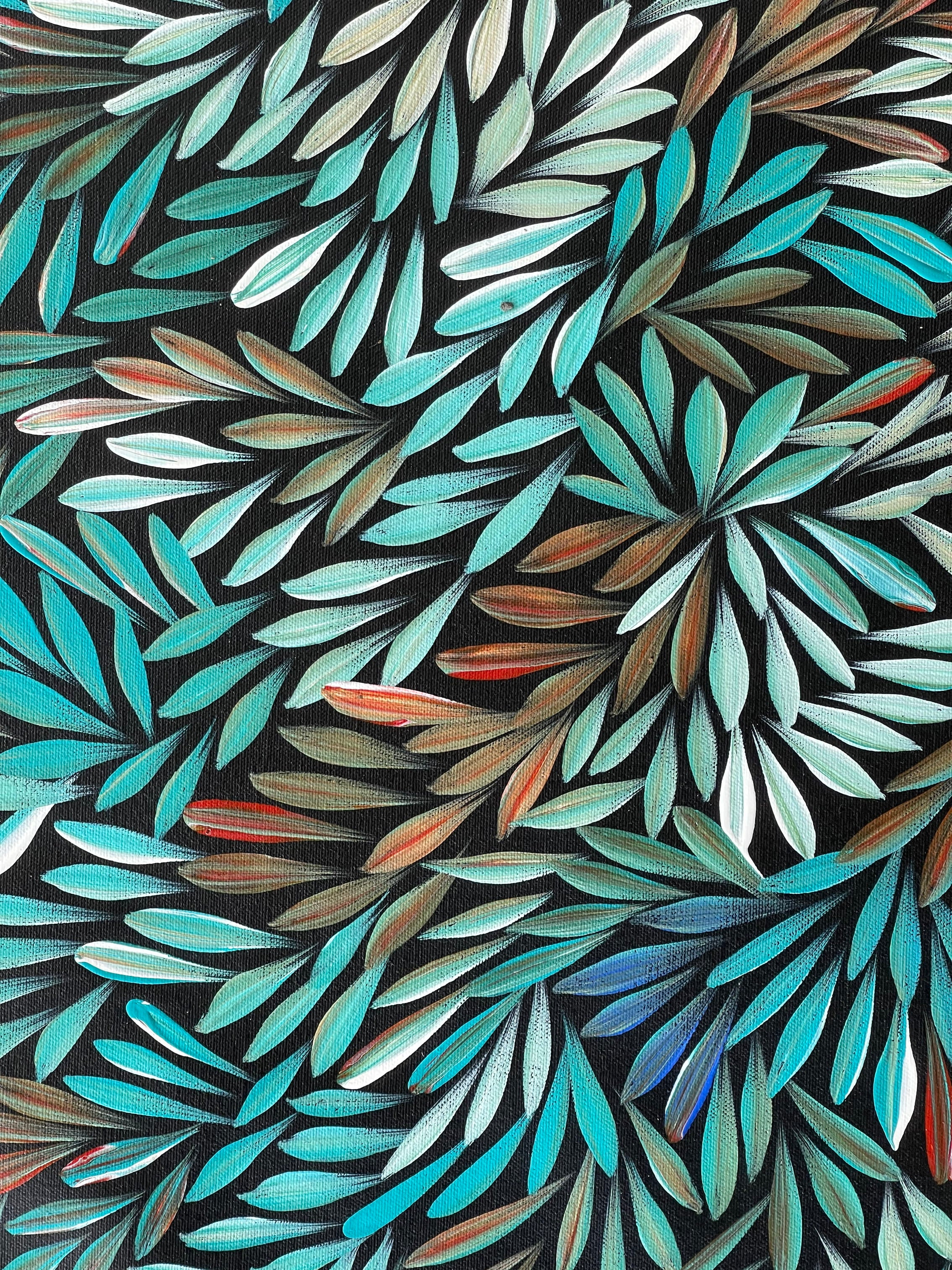 Sharon Numina - Bush Medicine Leaves - 156x44cm .42-3