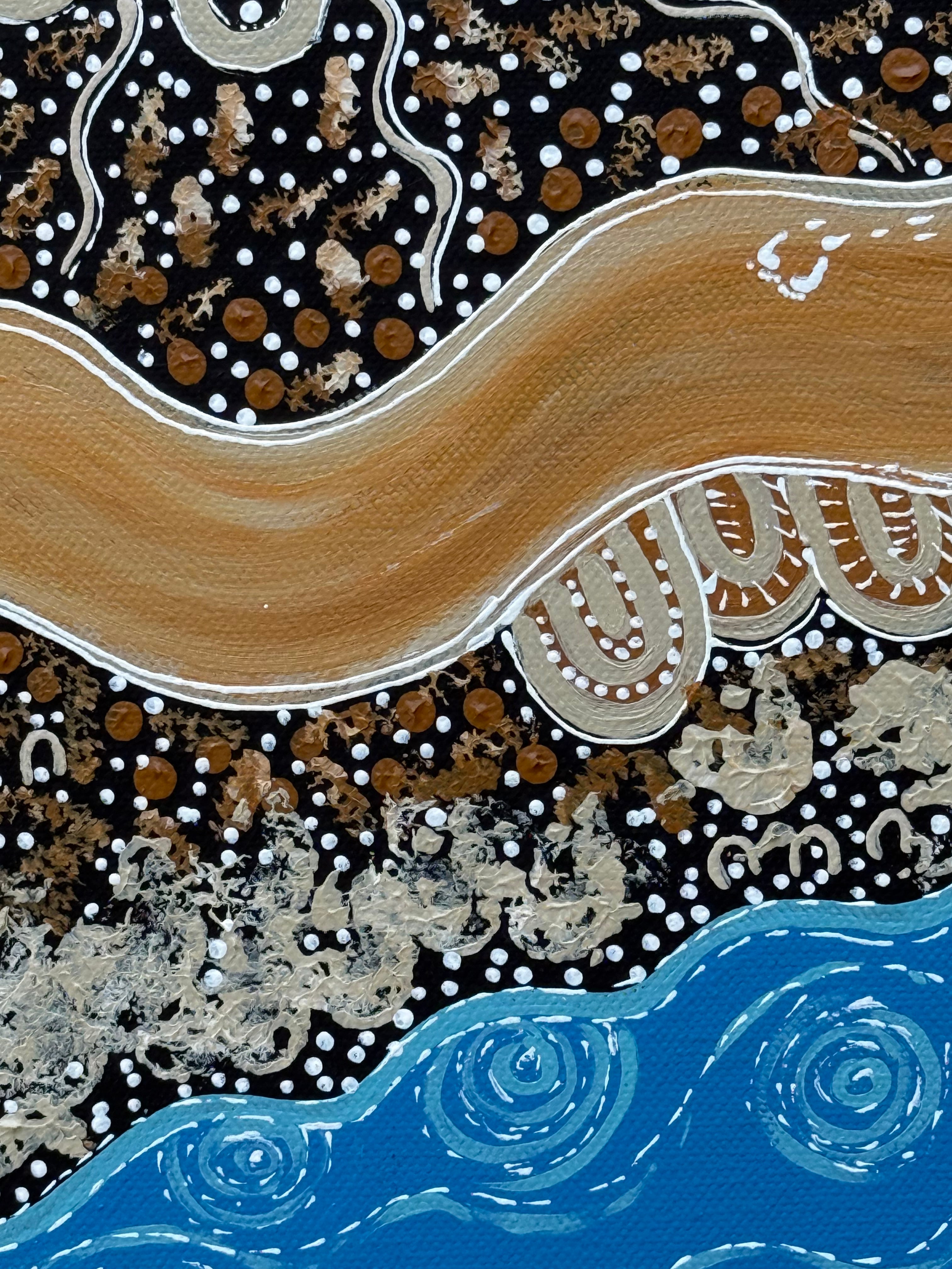 Deidre Burgoyne Rosier - Family Gatherings by the Land and Sea .89-10 *pre-stretched*