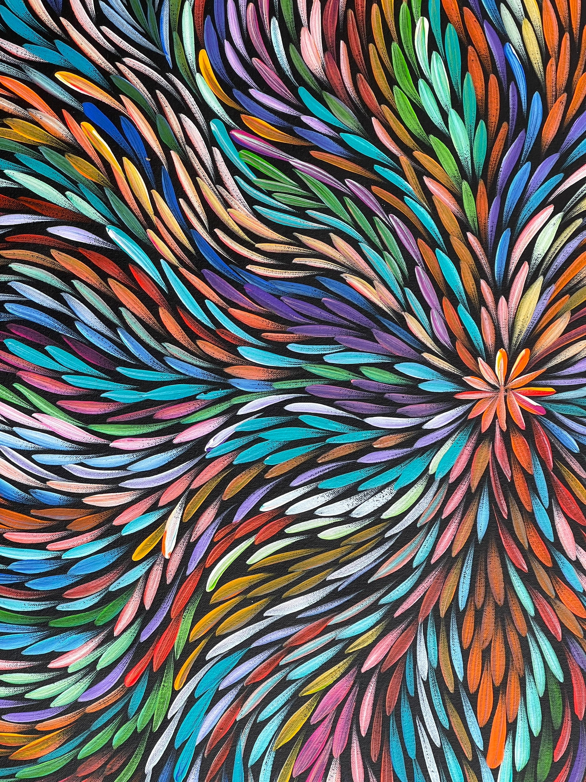 Sharon Numina - Bush Medicine Leaves - 93x78cm .28-19
