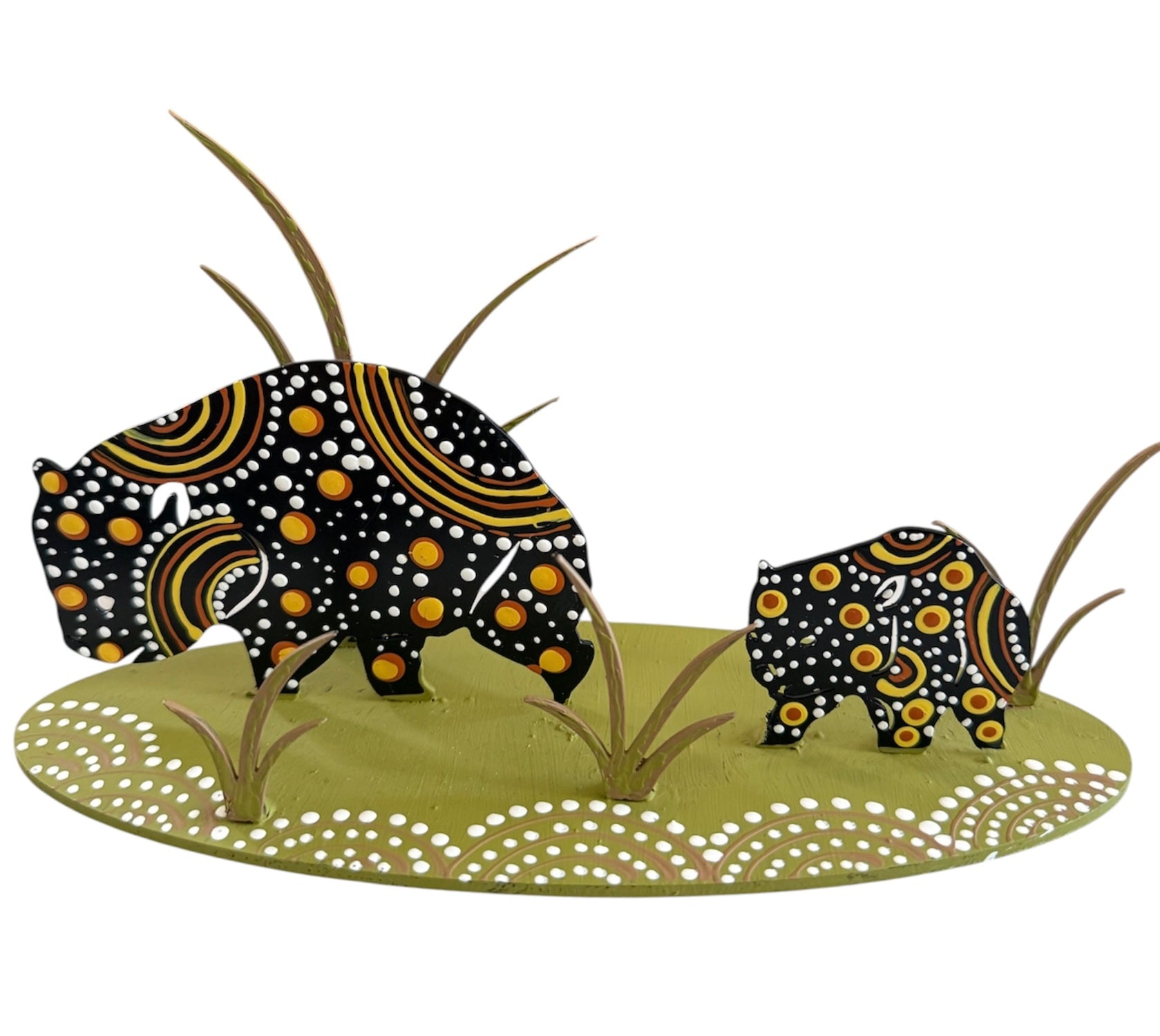 Deidre Burgoyne Rosier - Wombat 3D Sculpture - 23 x 12.6cm