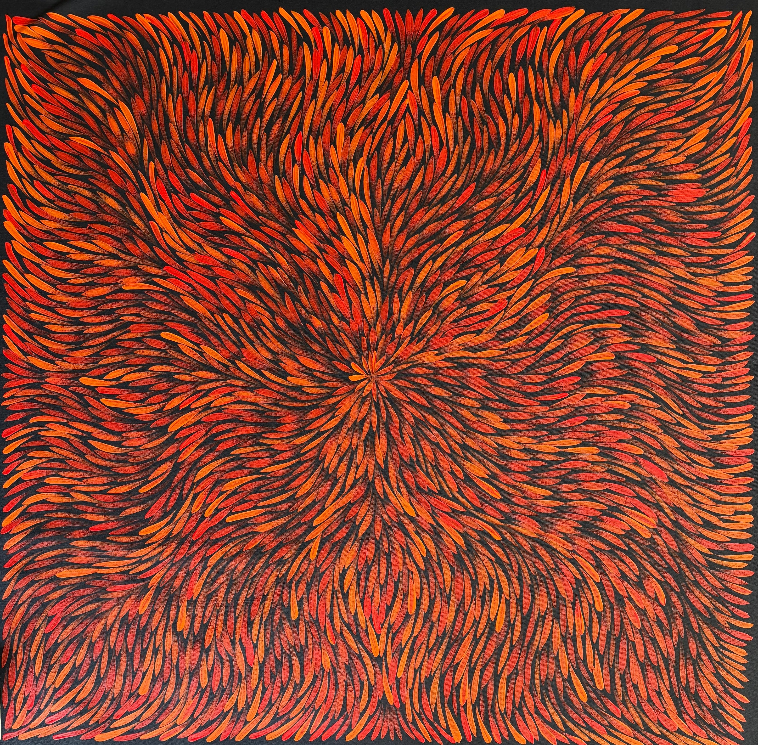Sharon Numina - Bush Medicine Leaves - 97x95cm .02-3