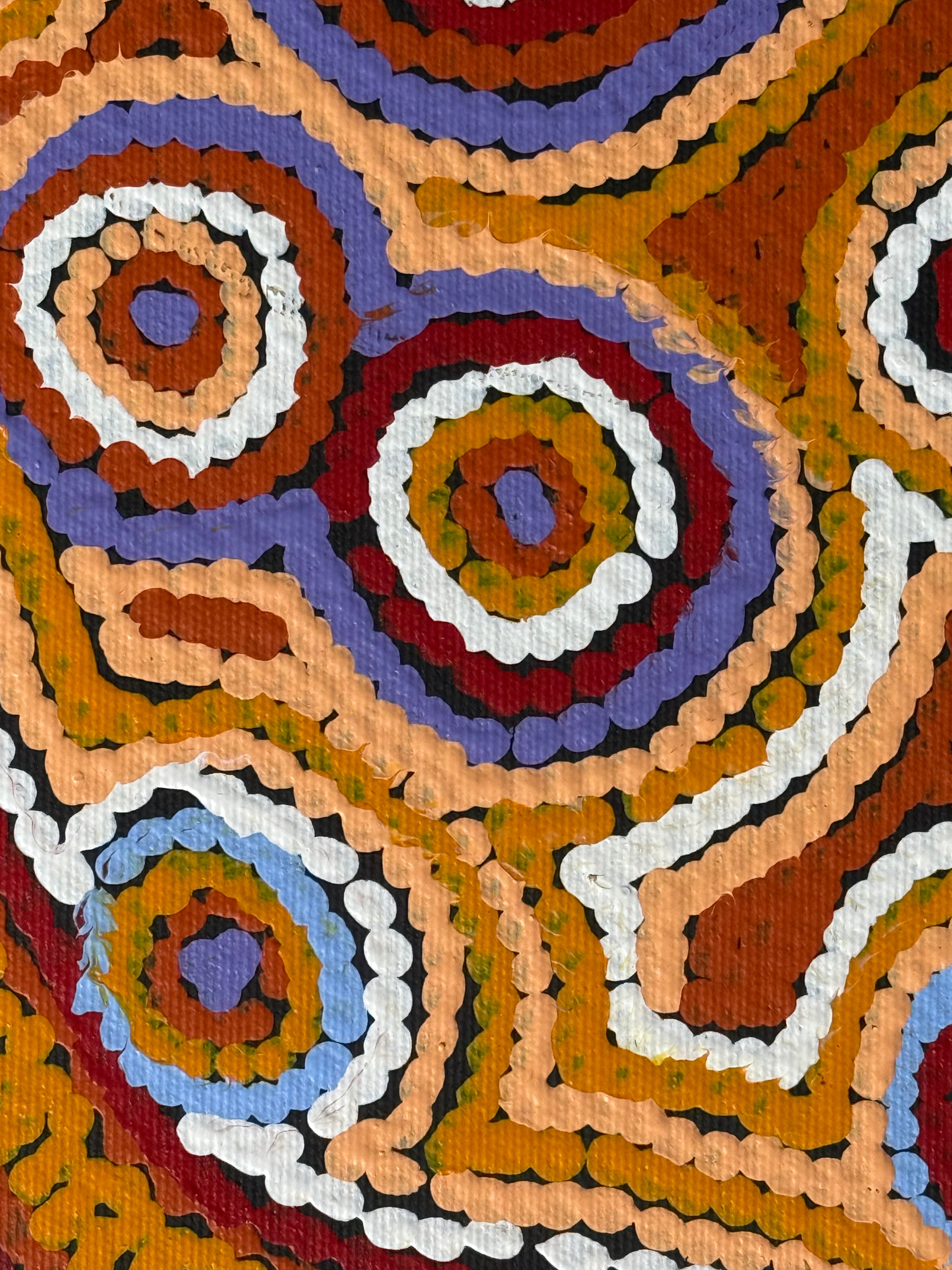 Sarah Napaljarri Sims - Mina Mina Jukurrpa (Mina Mina Dreaming) - Stretched