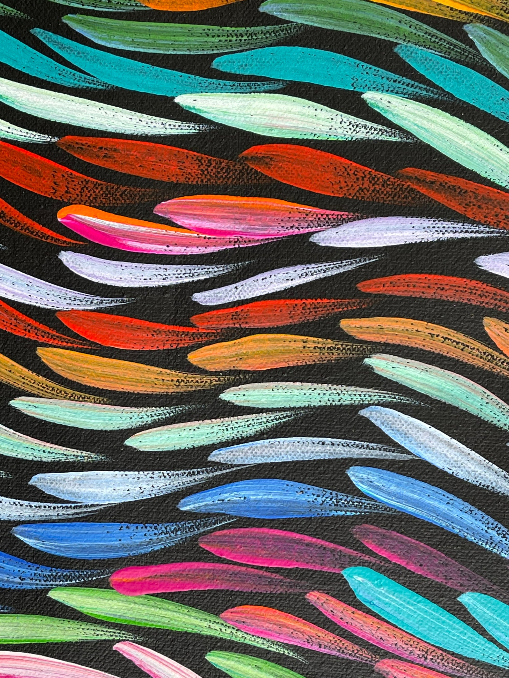 Sharon Numina - Bush Medicine Leaves - 93x78cm .28-19