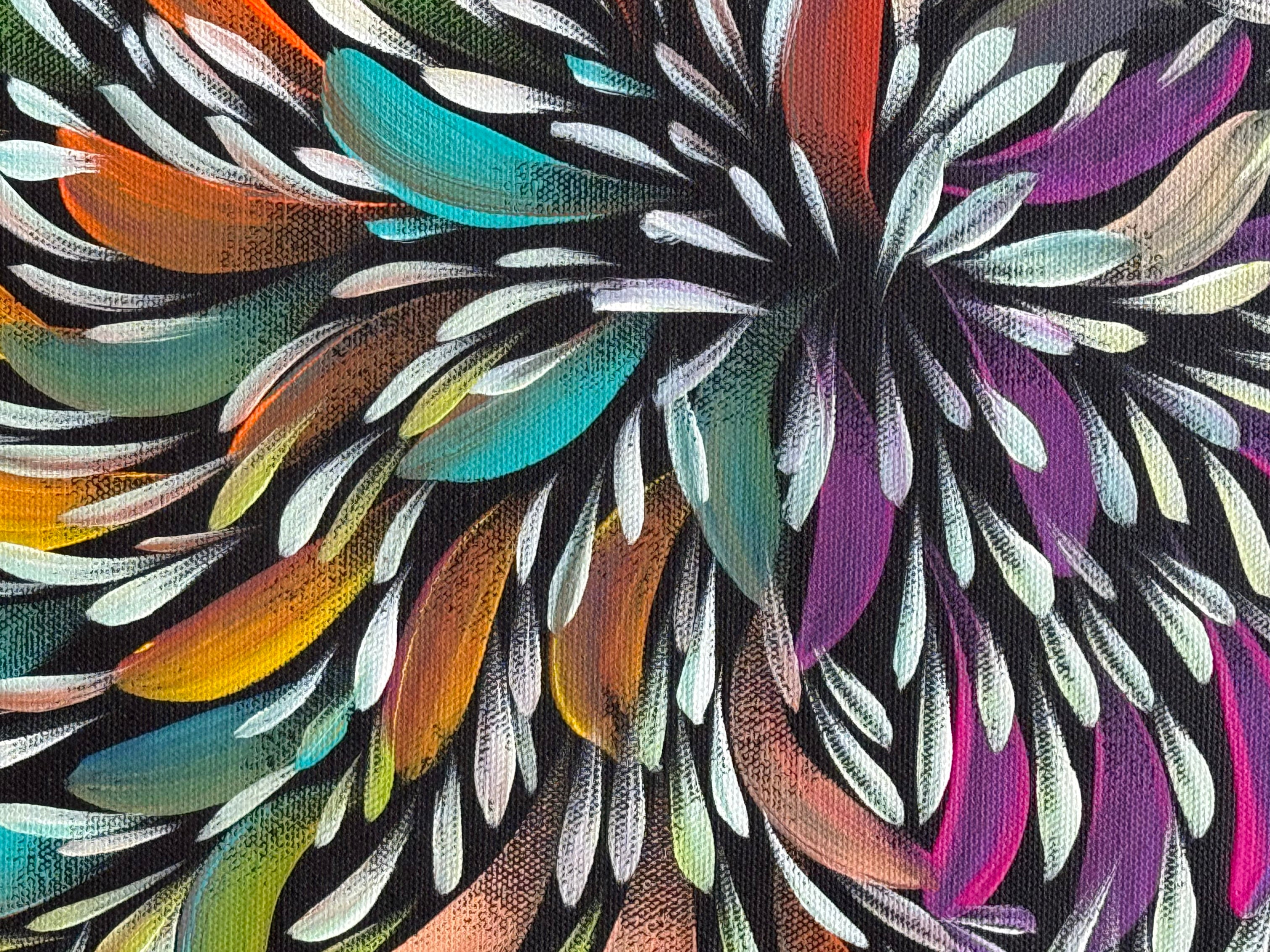 Selina Numina Kamprina - Bush Medicine Leaves - 55x40cm .31-15