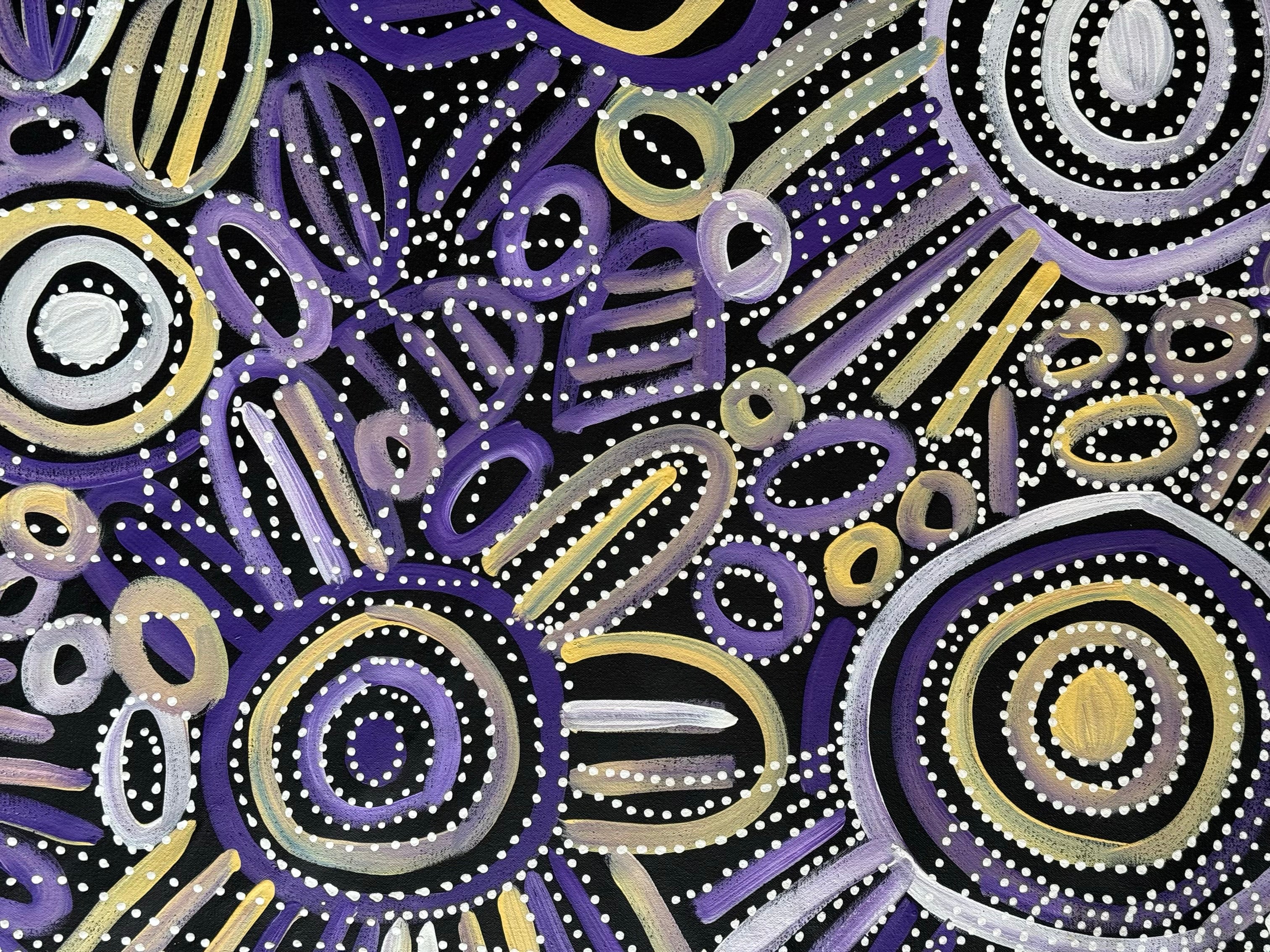 Louise Numina Napananka - Bush Yams (Anatye) .49-28